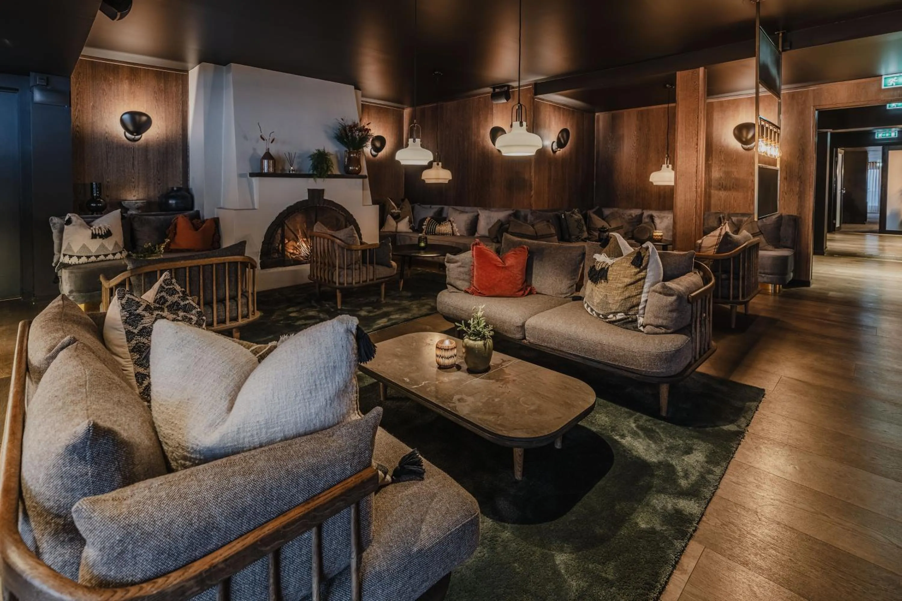 Lobby or reception in Funken Lodge