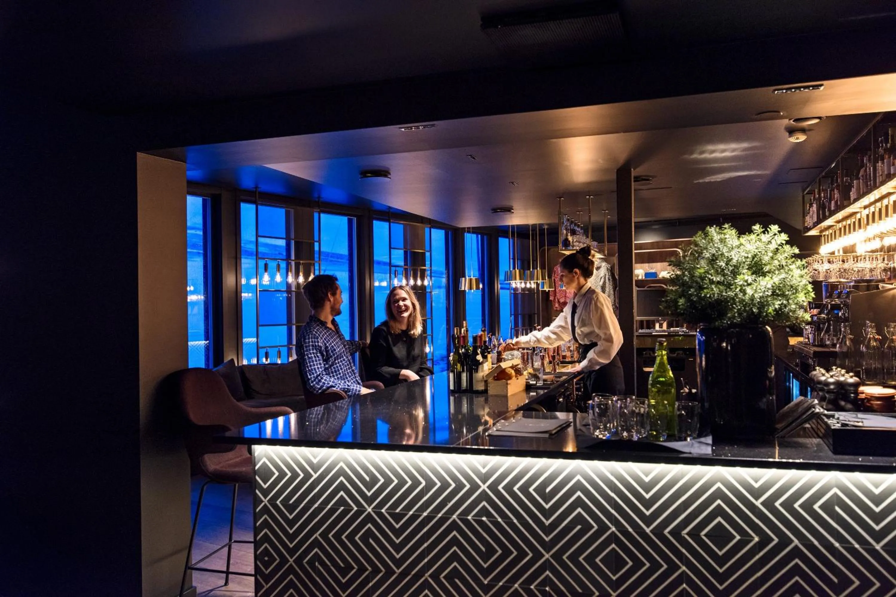 Lobby or reception in Funken Lodge