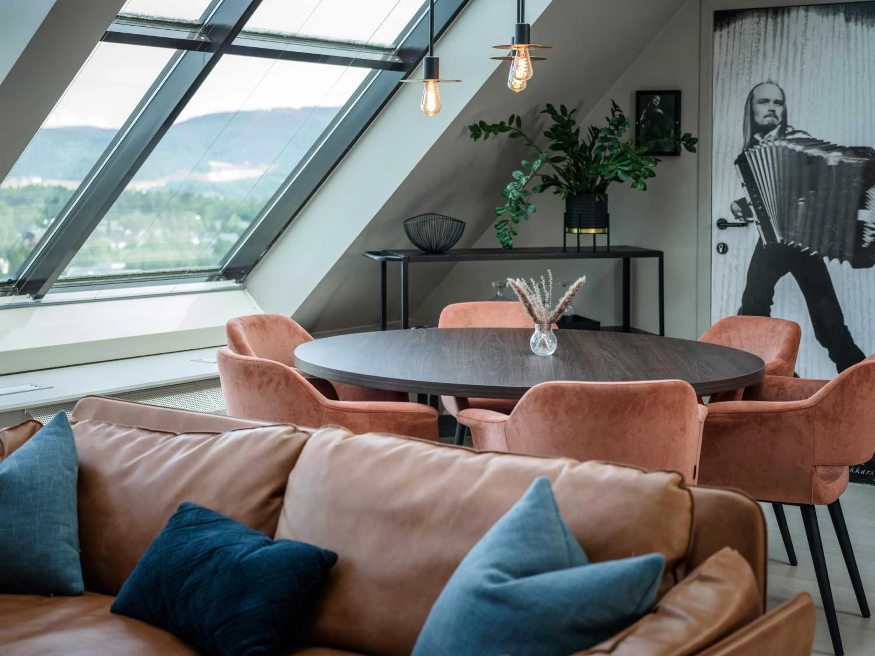 Seating area in Quality Hotel Panorama