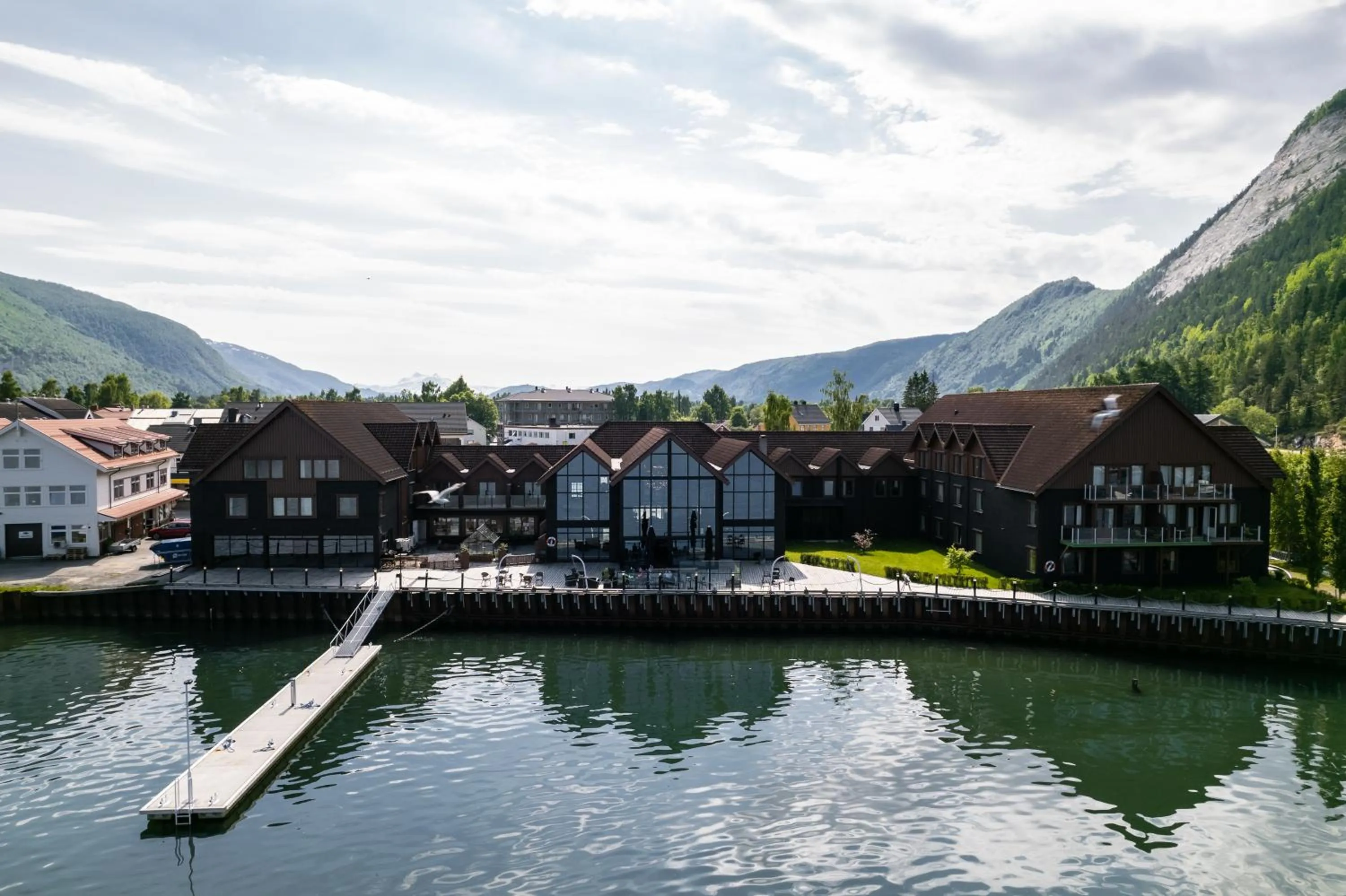 Property building in Rognan Hotel