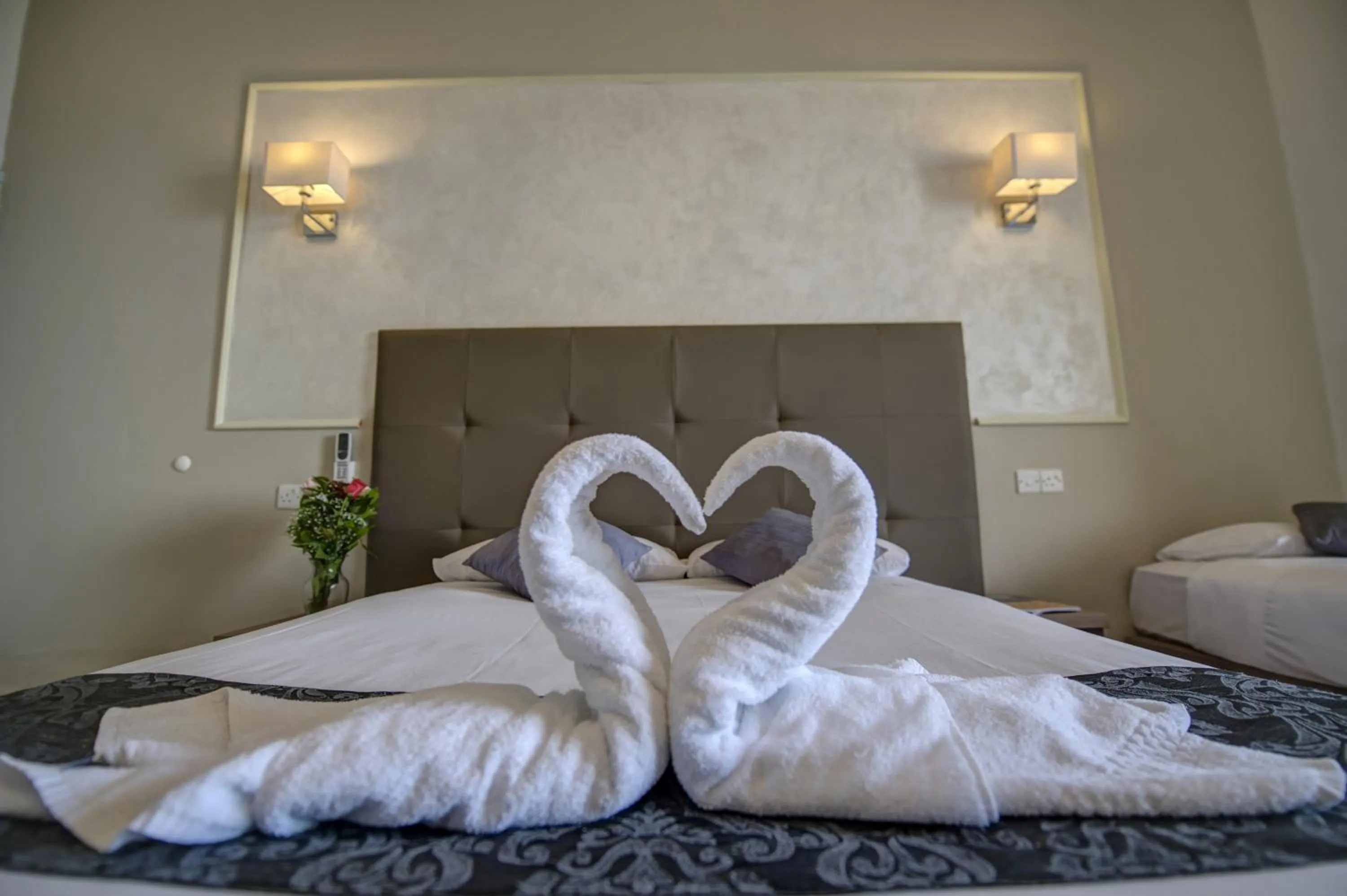 Decorative detail, Bed in Europa Hotel