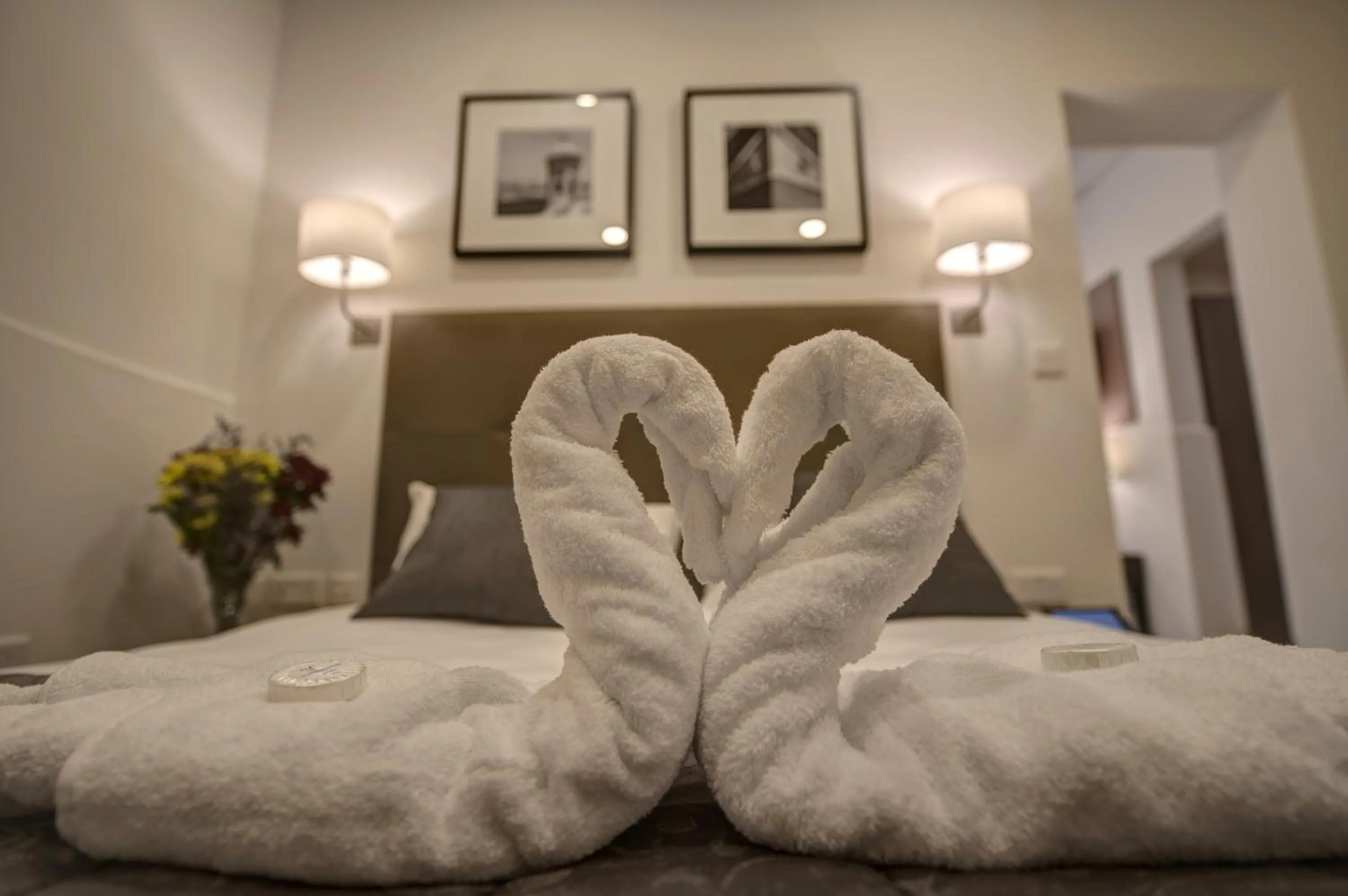 Decorative detail, Bed in Europa Hotel