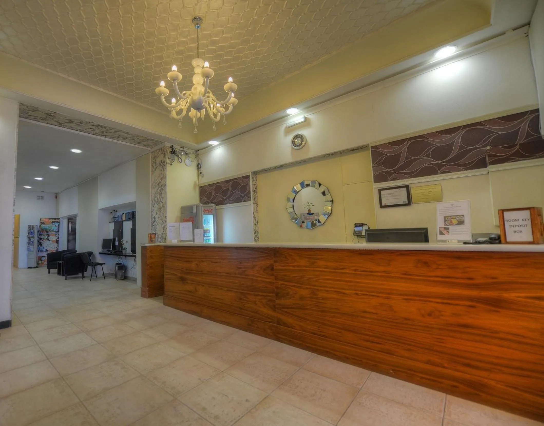 Lobby or reception in Europa Hotel