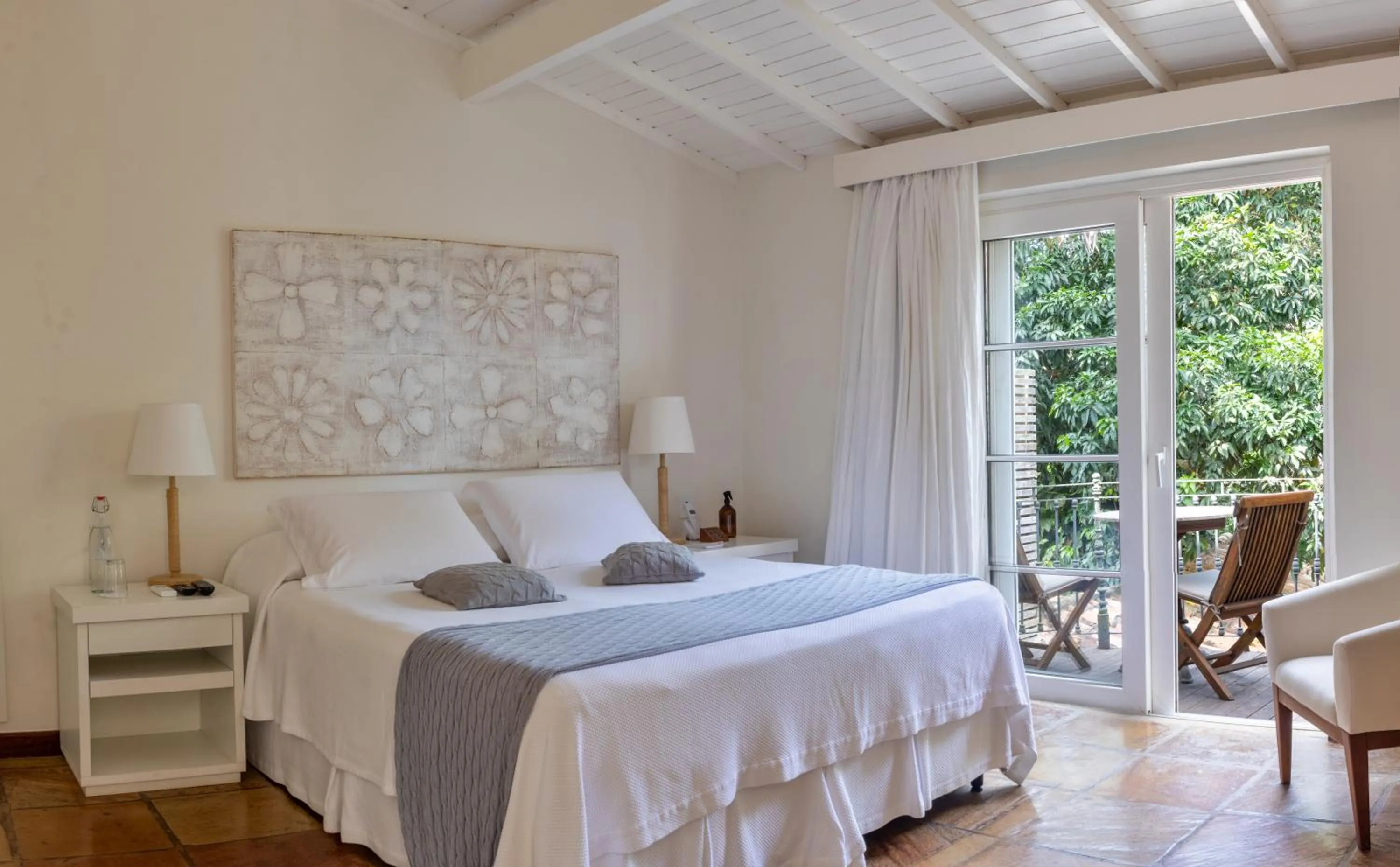 Bed in Casas Brancas Boutique Hotel & Spa