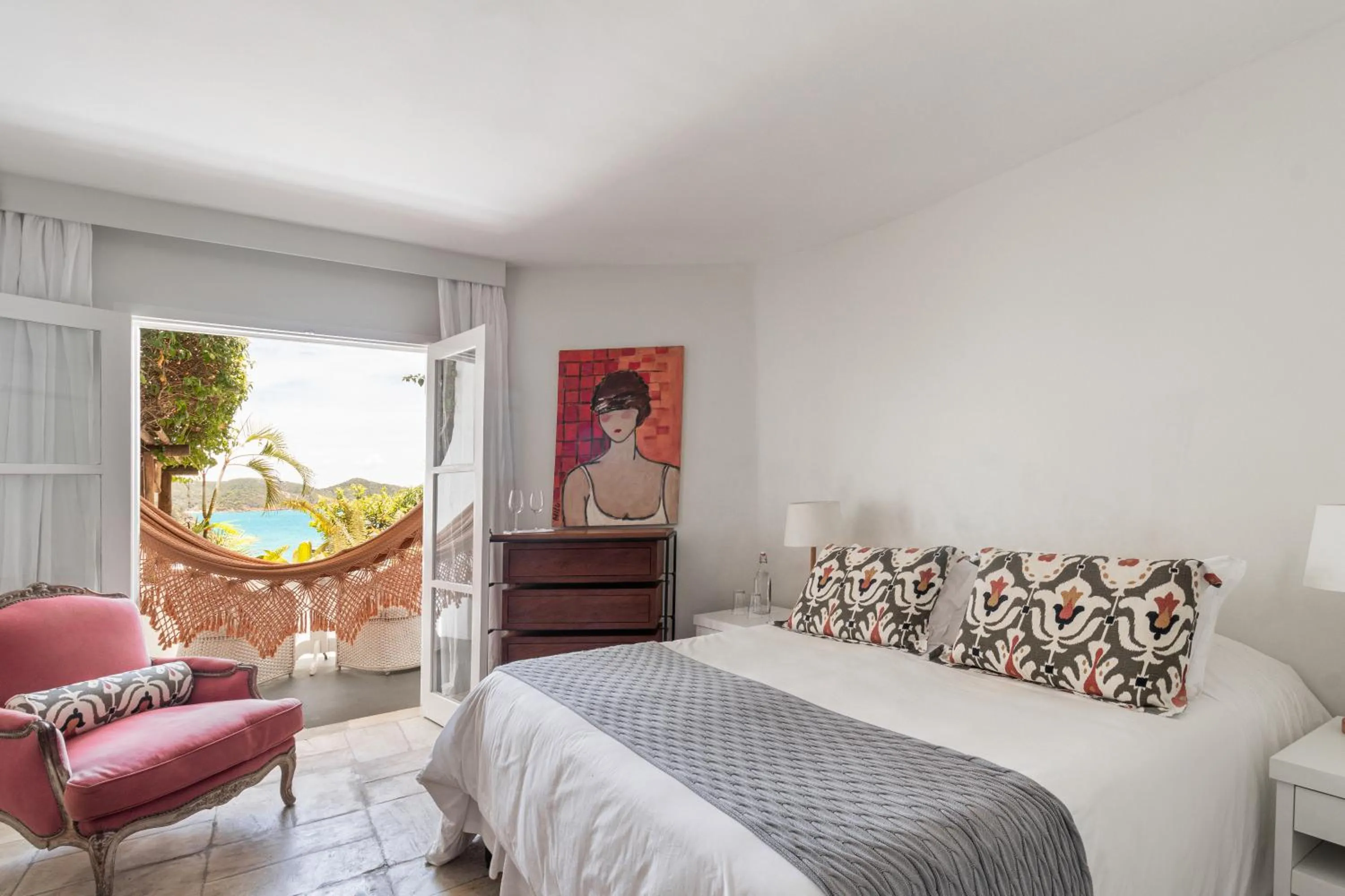 Bed in Casas Brancas Boutique Hotel & Spa