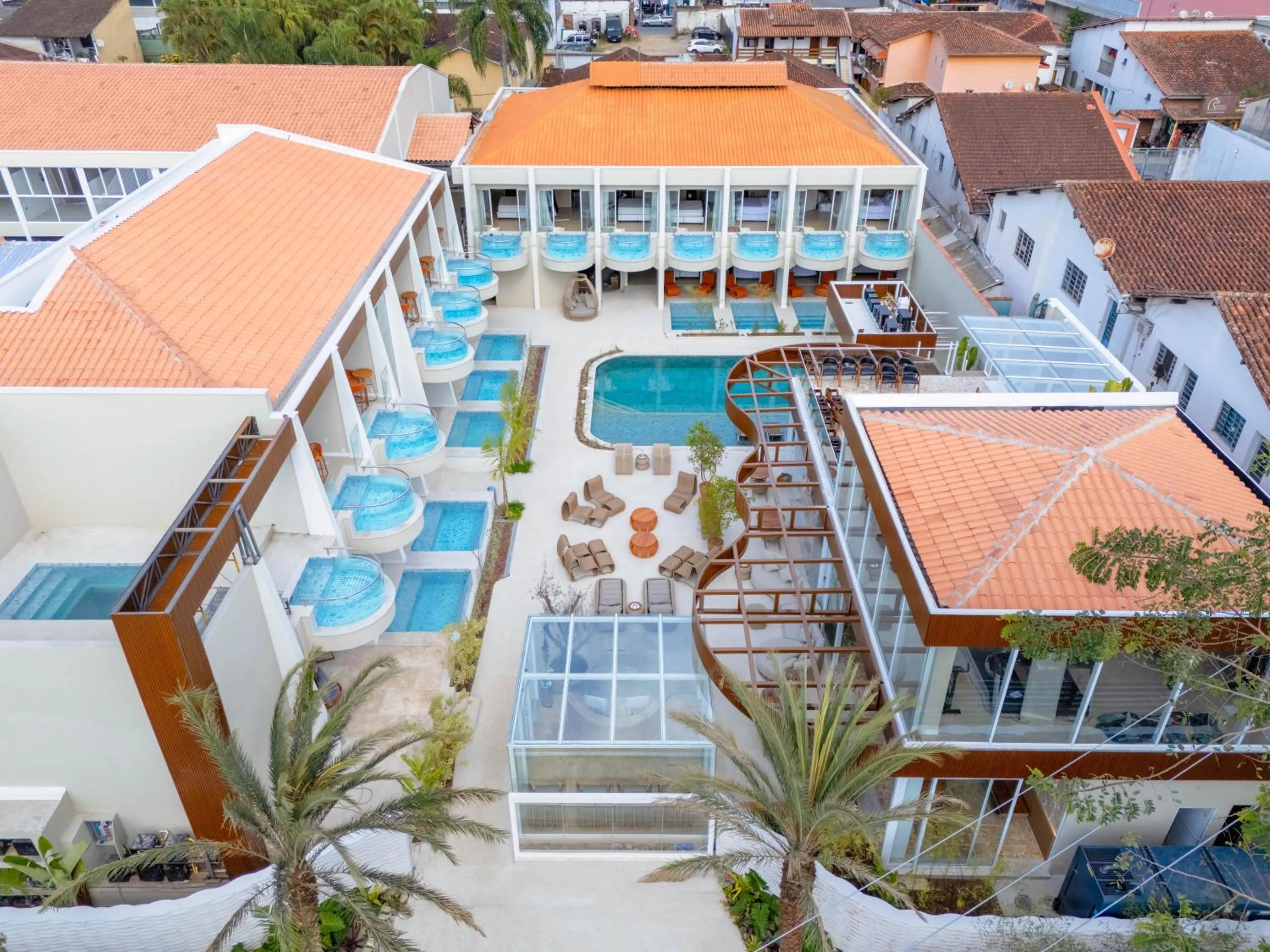 Bird's eye view in Pousada Estrela de Paraty