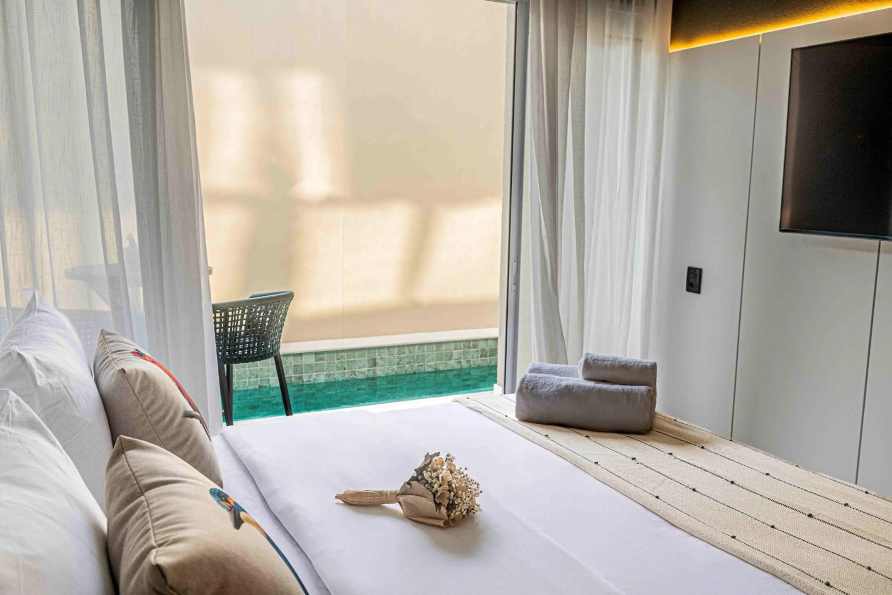 Bed in Pousada Estrela de Paraty