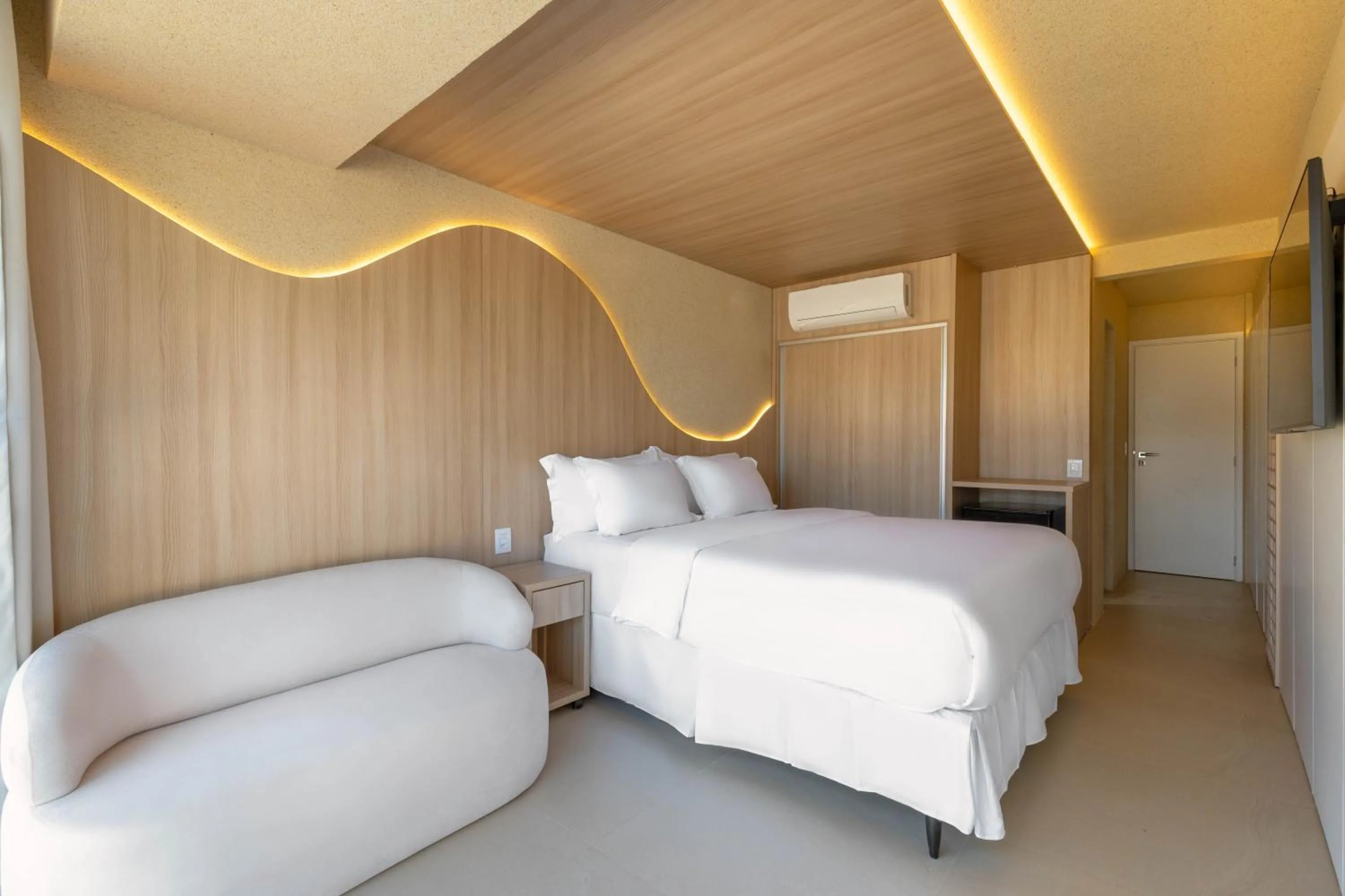 Bed in Pousada Estrela de Paraty
