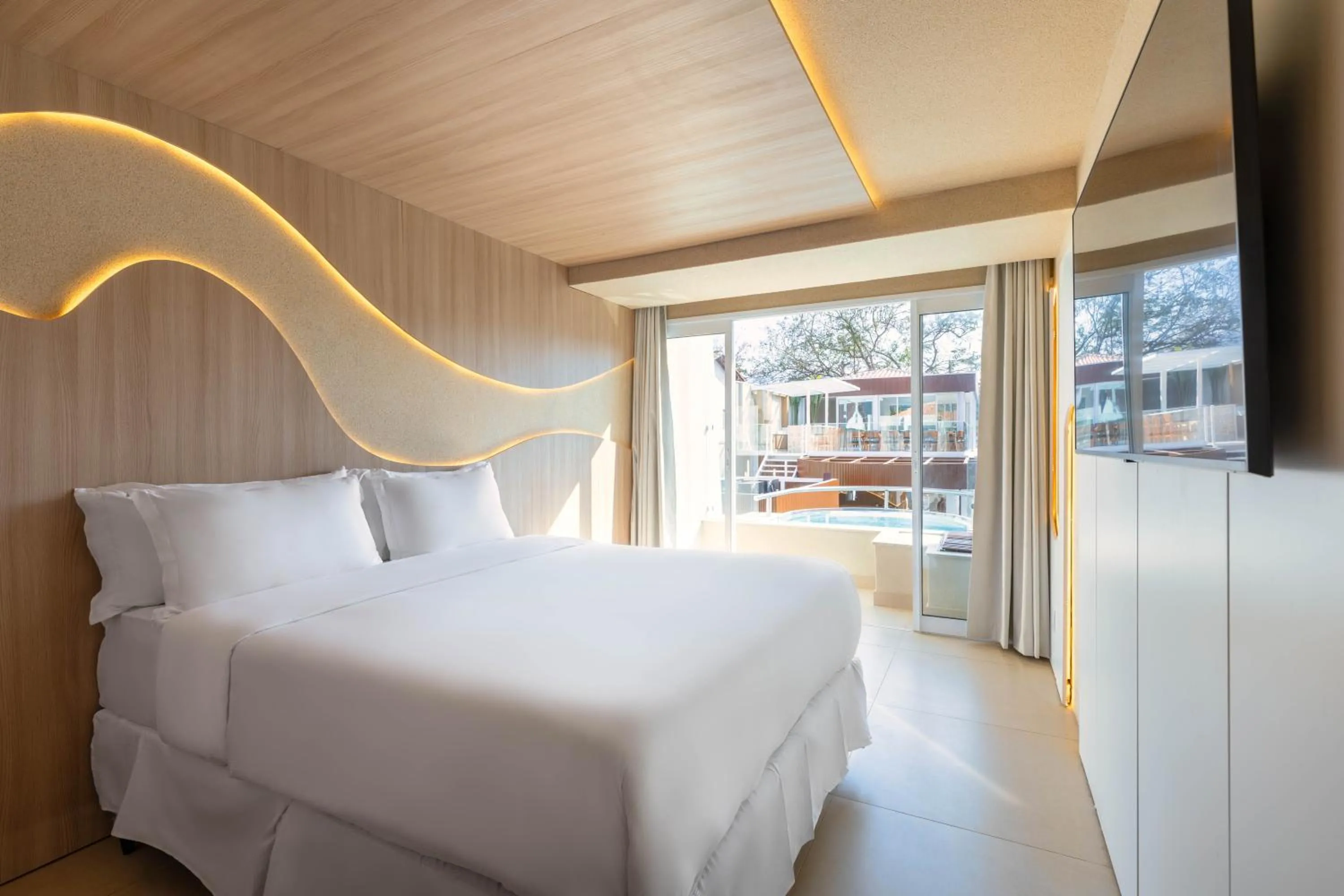 Bed in Pousada Estrela de Paraty
