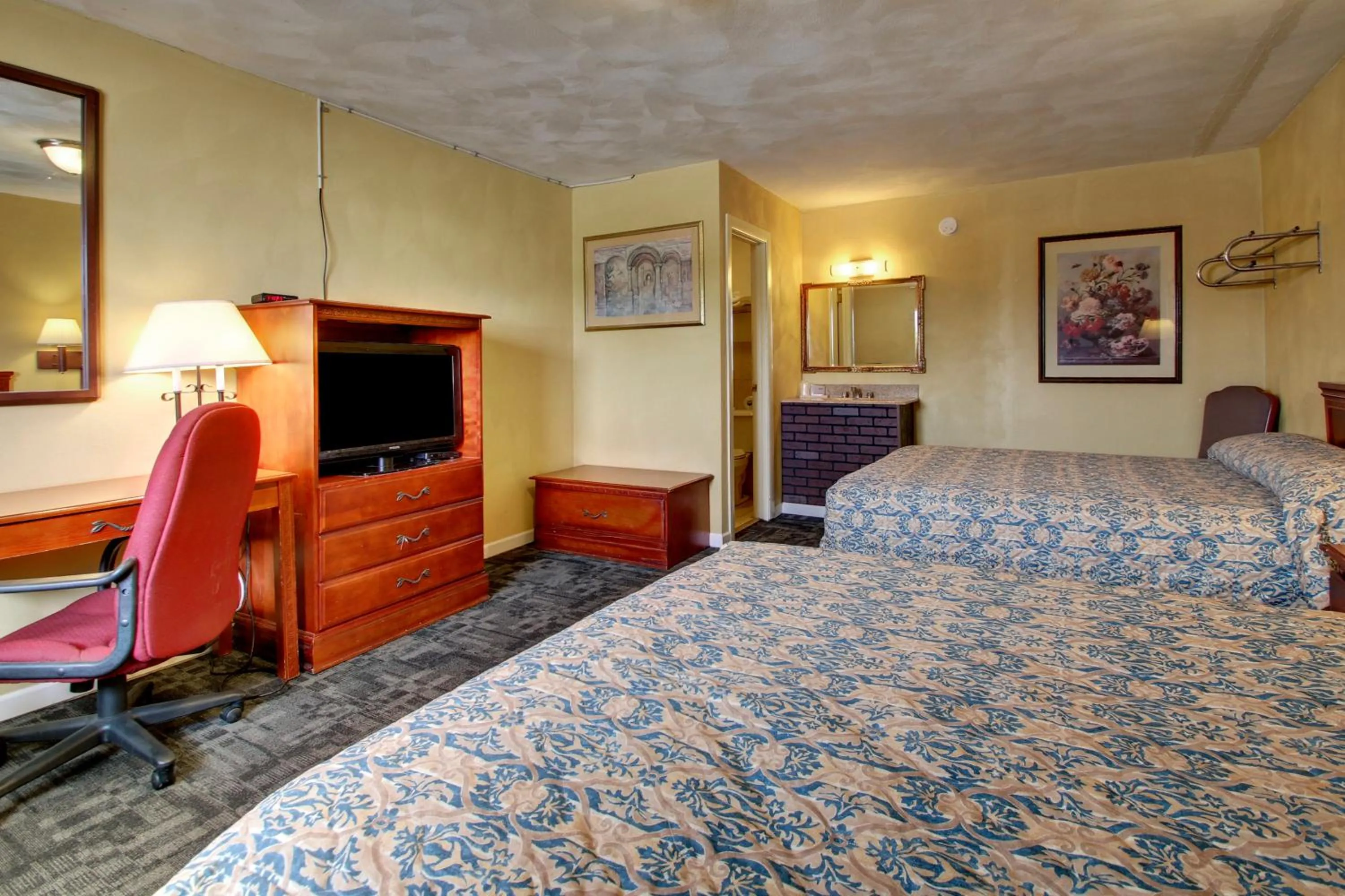 Bedroom, Bed in Star Motel