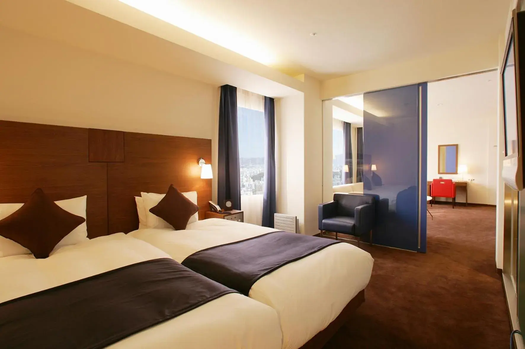 Executive Suite Twin Room High Floor 50㎡ - Non-Smoking in Oriental Hotel Hiroshima Executive Suite Twin Room High Floor 50㎡ - Non-Smoking in Oriental Hotel Hiroshima