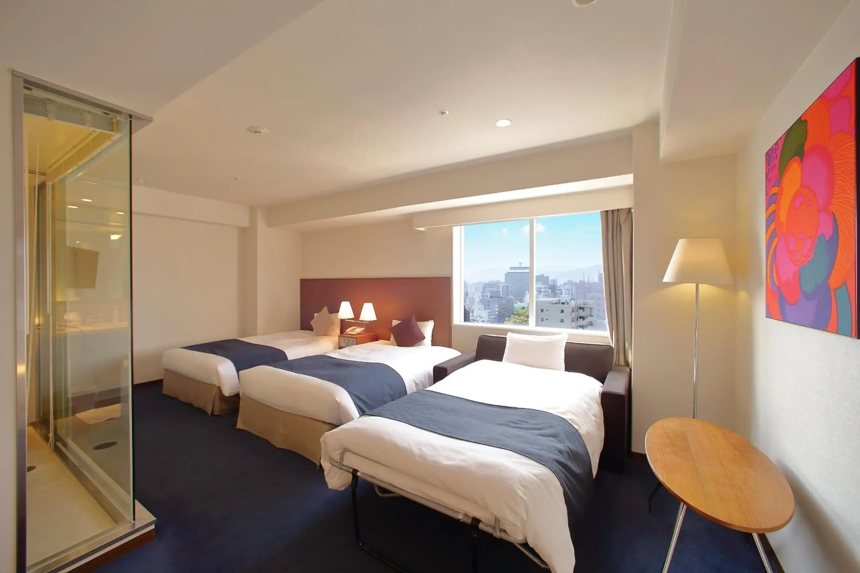 【Triple】Stylish Grand Twin Room with Extra Bed (3 Adults) 30㎡ - Smoking in Oriental Hotel Hiroshima 【Triple】Stylish Grand Twin Room with Extra Bed (3 Adults) 30㎡ - Smoking in Oriental Hotel Hiroshima