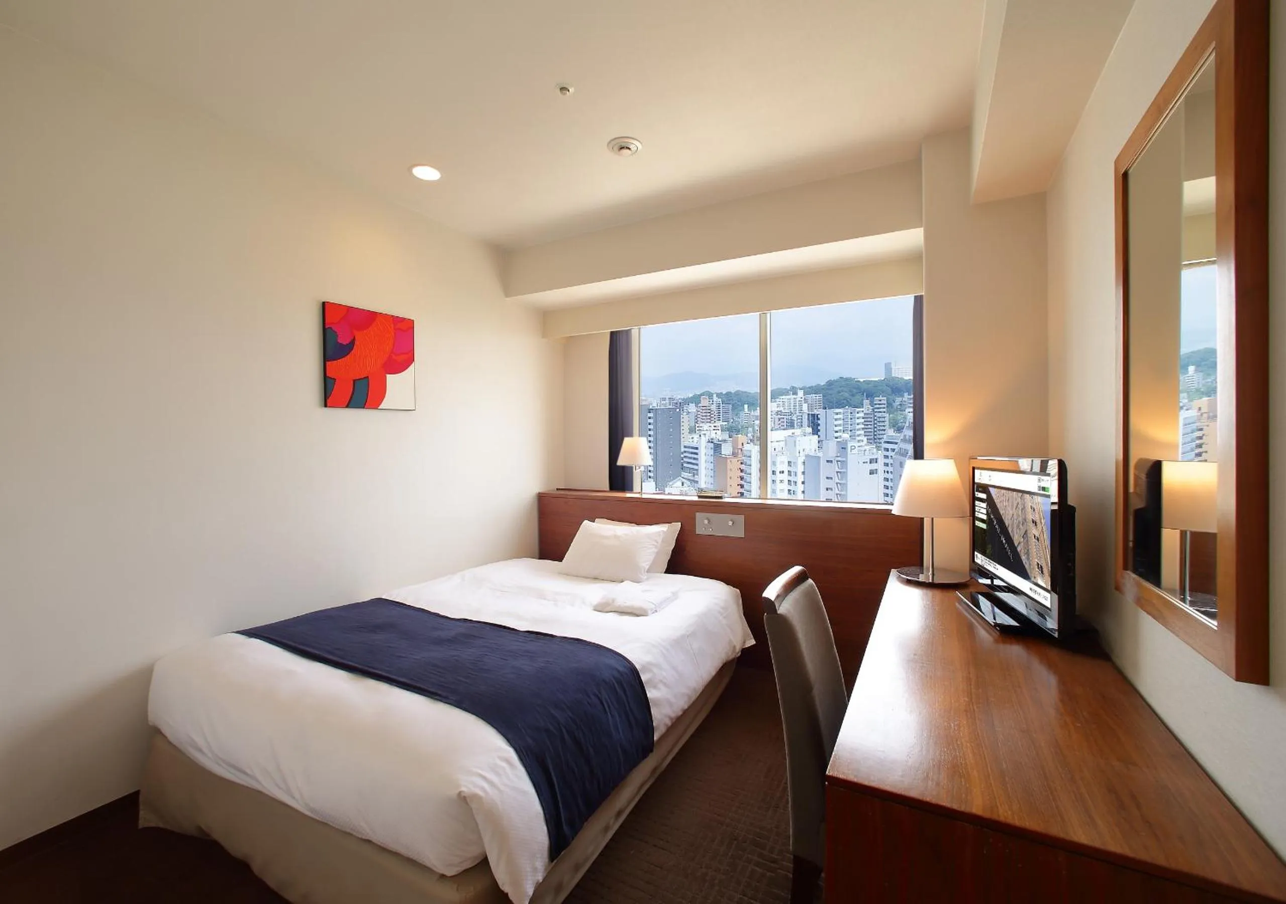 Photo of the whole room, Bed in Oriental Hotel Hiroshima