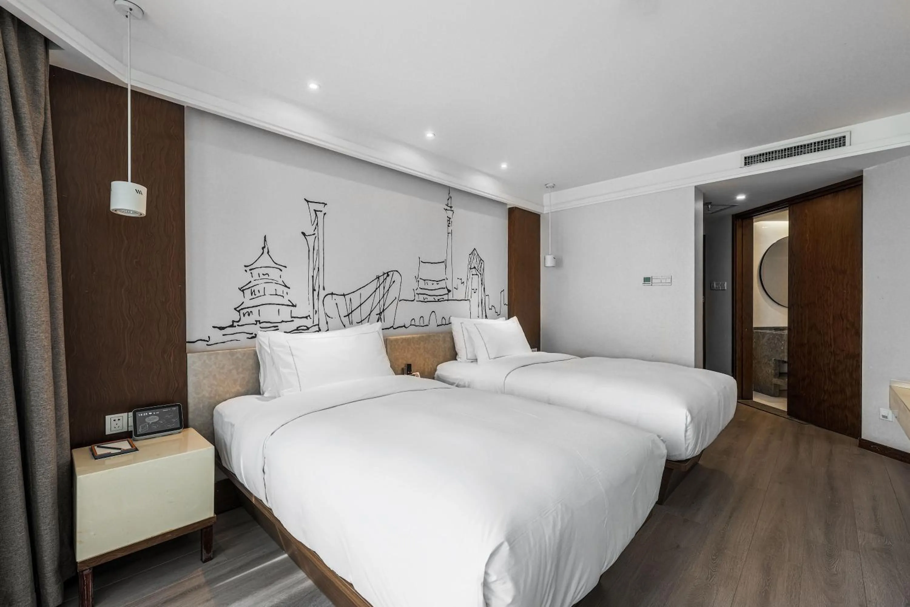 Photo of the whole room, Bed in UrCove by HYATT Beijing Forbidden City