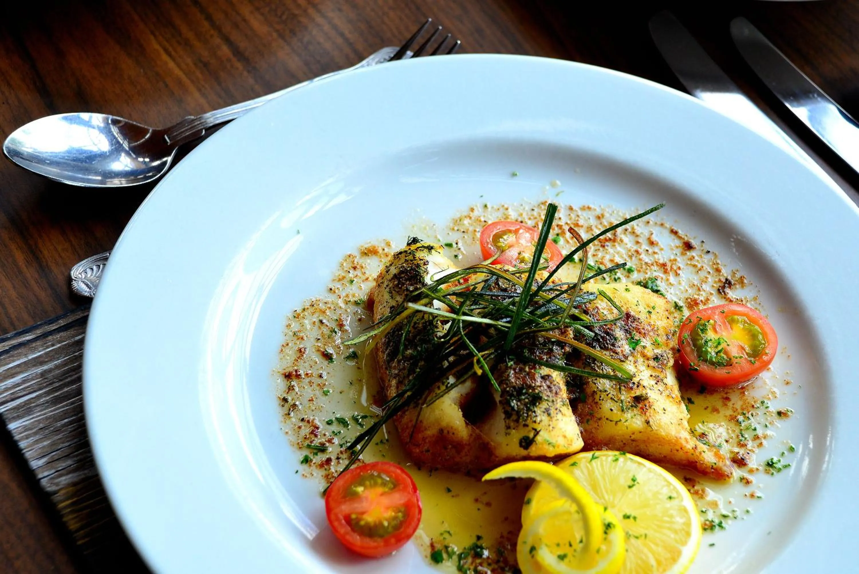 Food close-up in Crown hotel