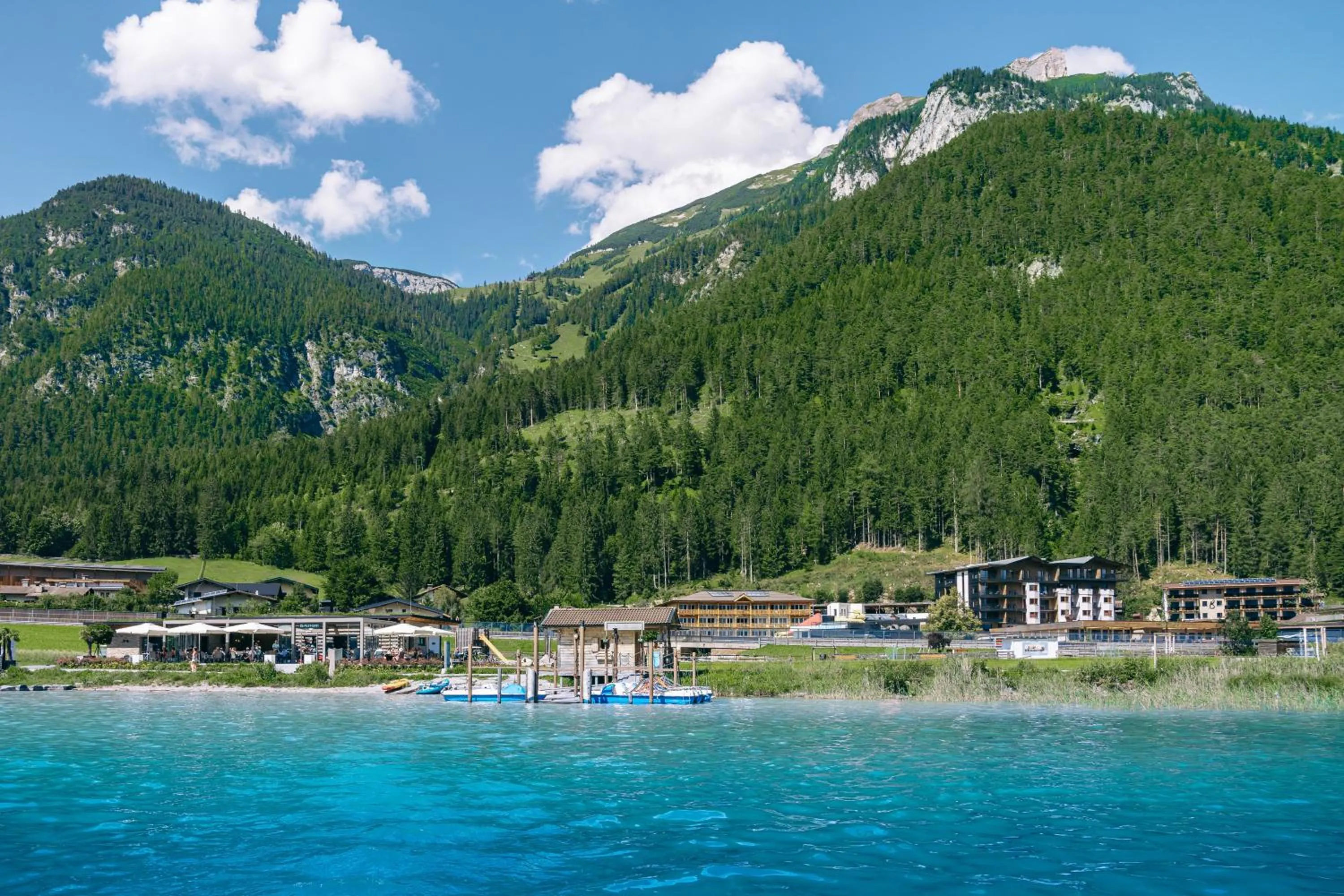 View (from property/room) in Familienresort Buchau