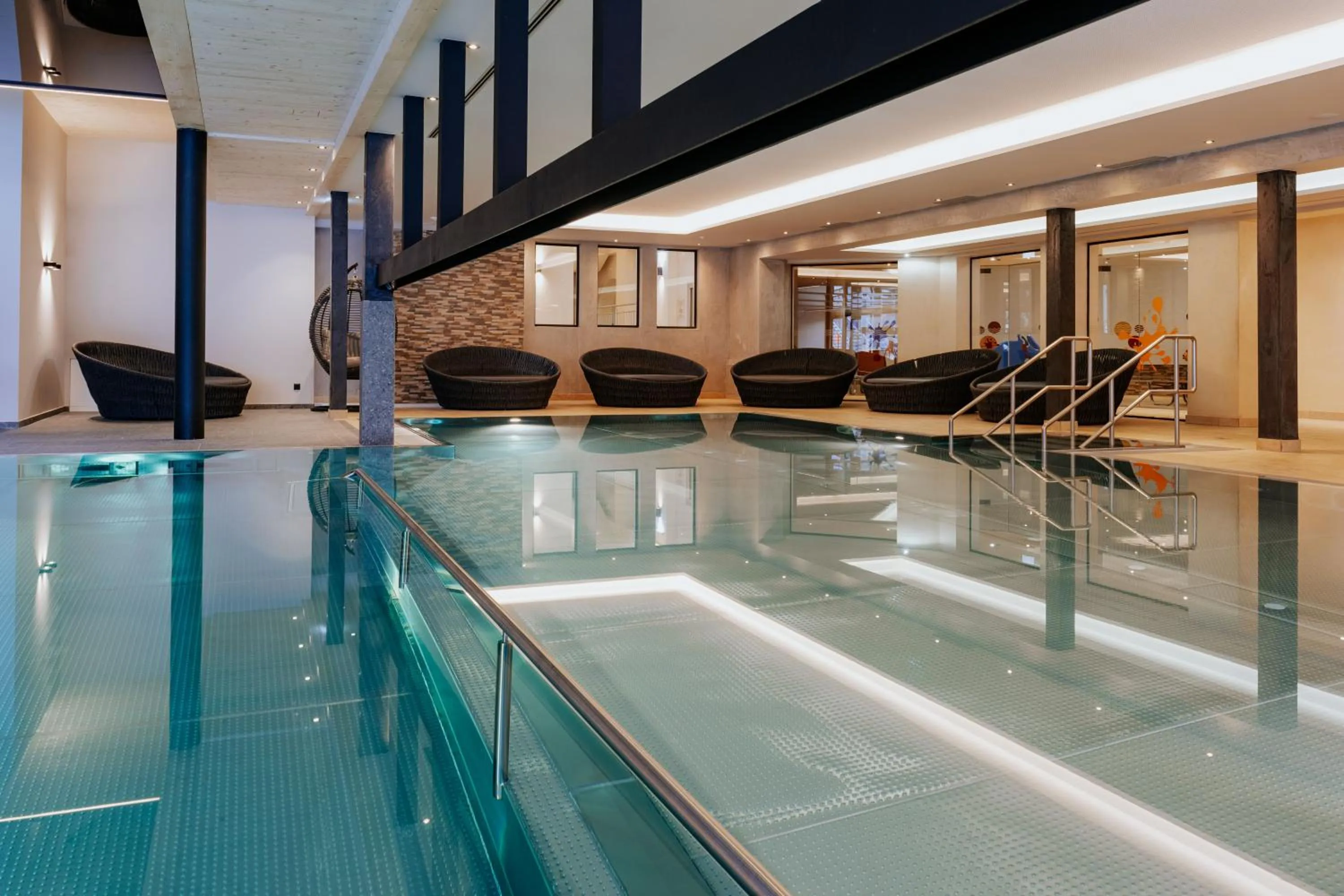 Swimming pool in Familienresort Buchau