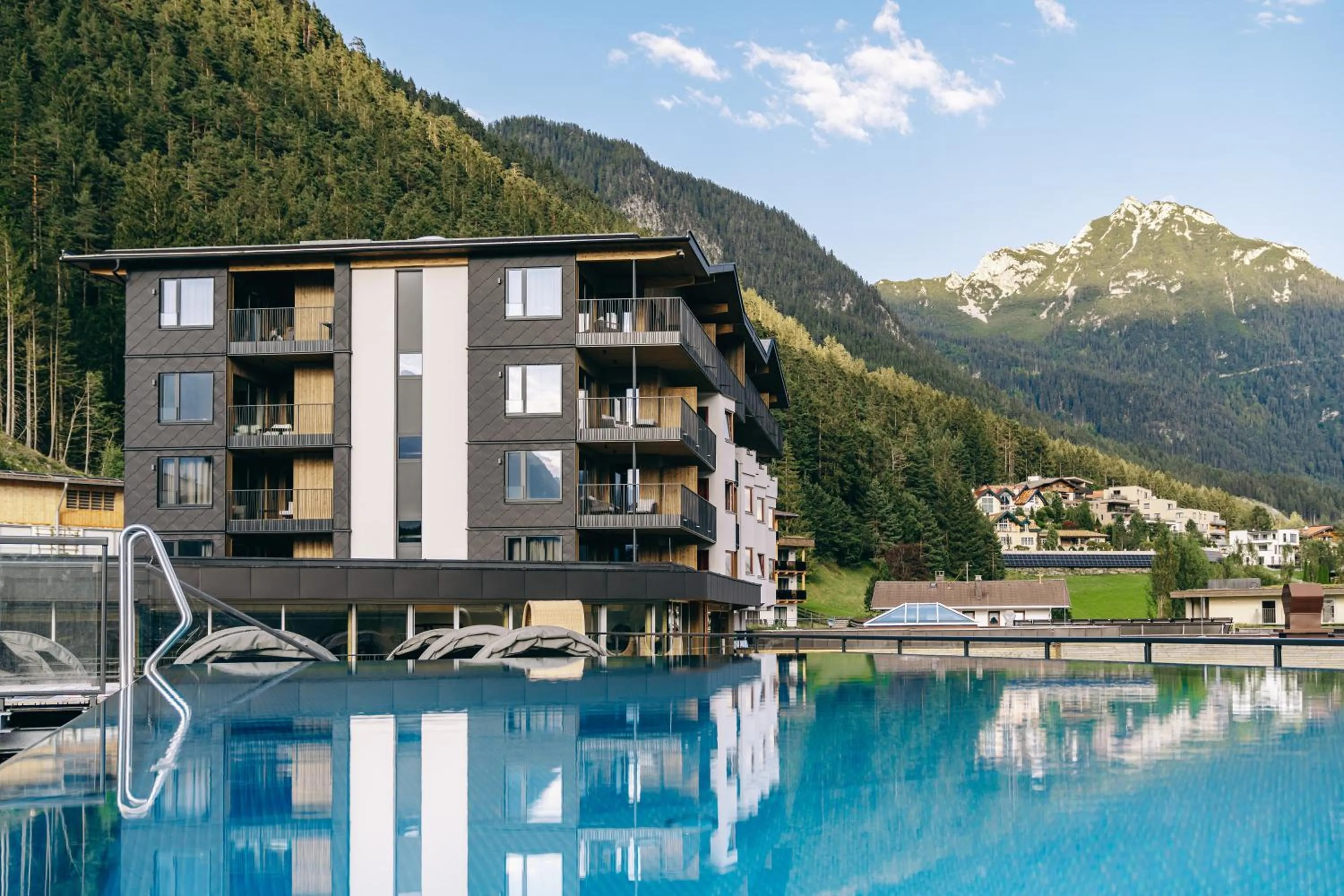 Property building in Familienresort Buchau