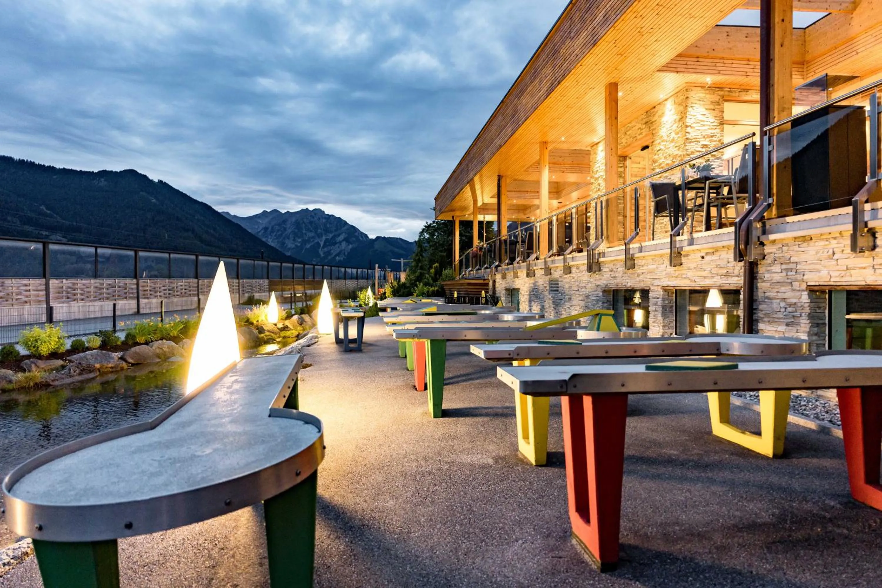 Evening entertainment in Familienresort Buchau