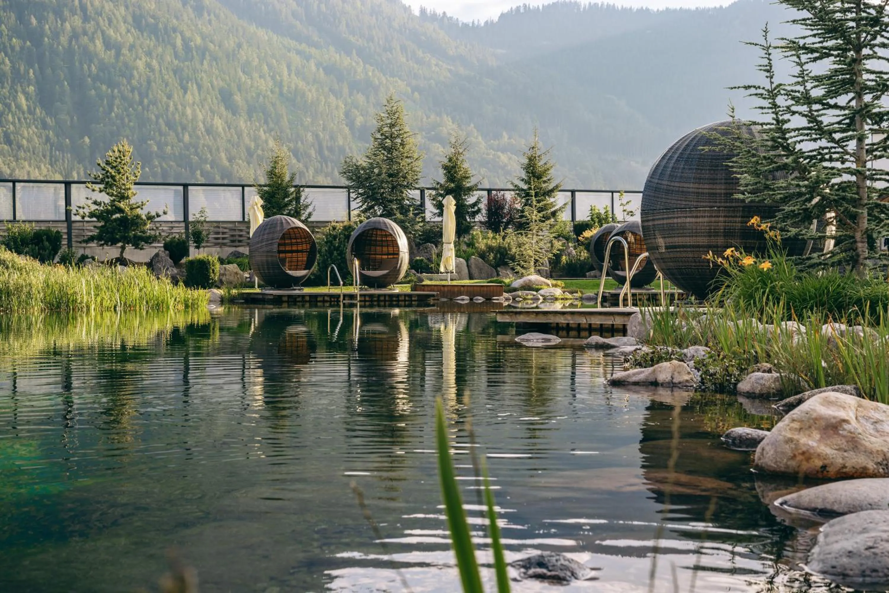 Lake view in Familienresort Buchau