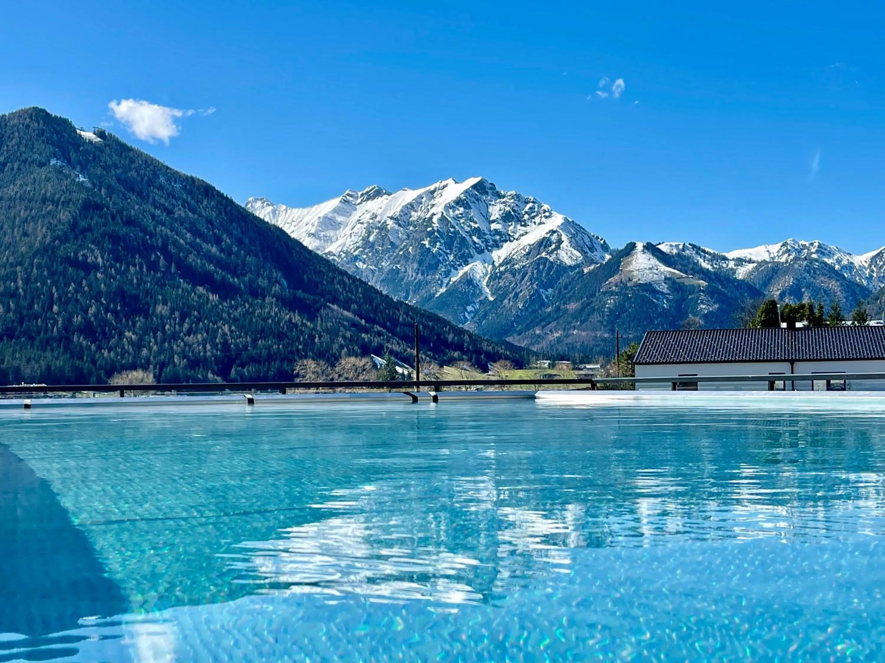 Swimming pool in Familienresort Buchau