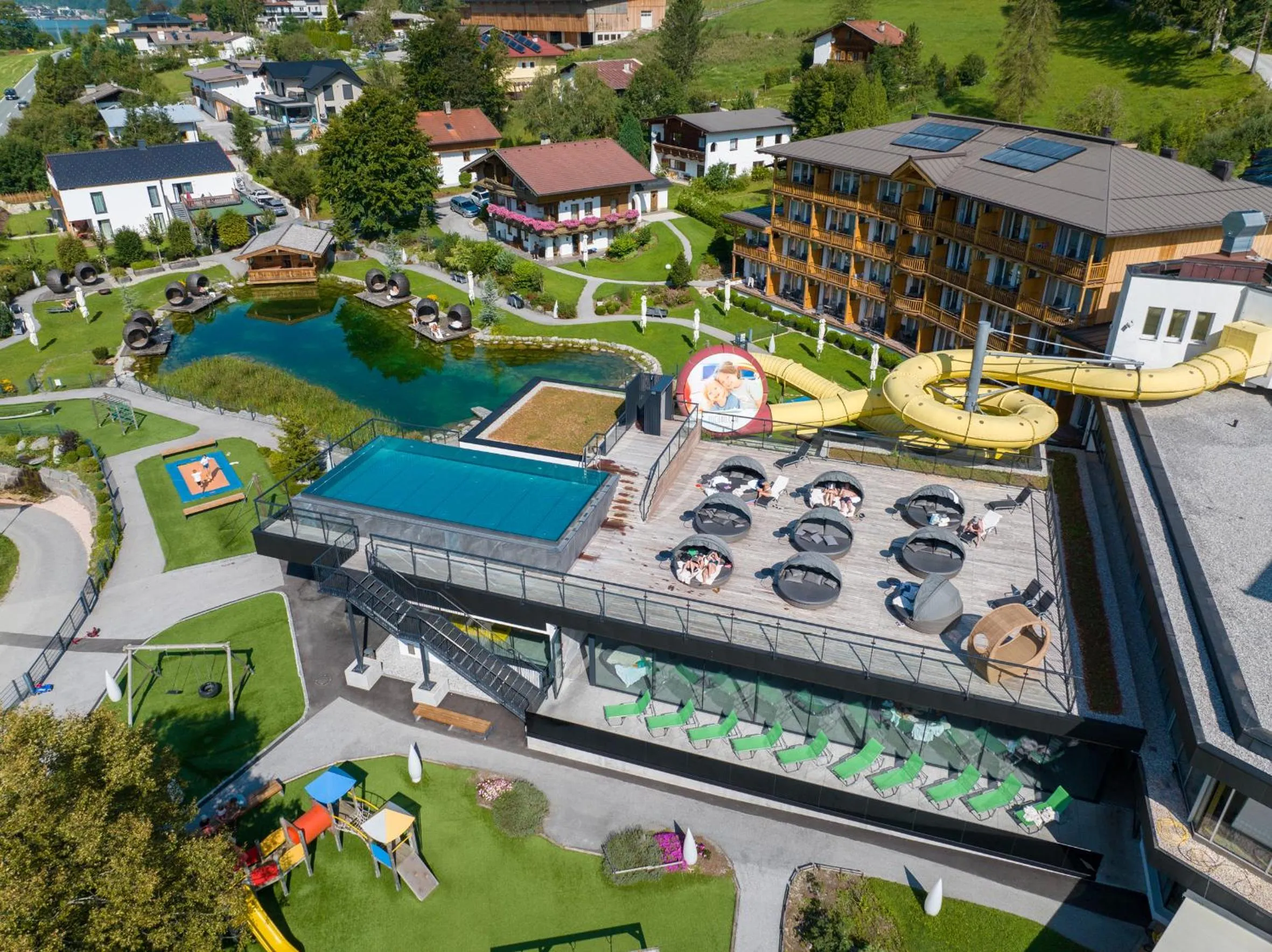 Property building in Familienresort Buchau