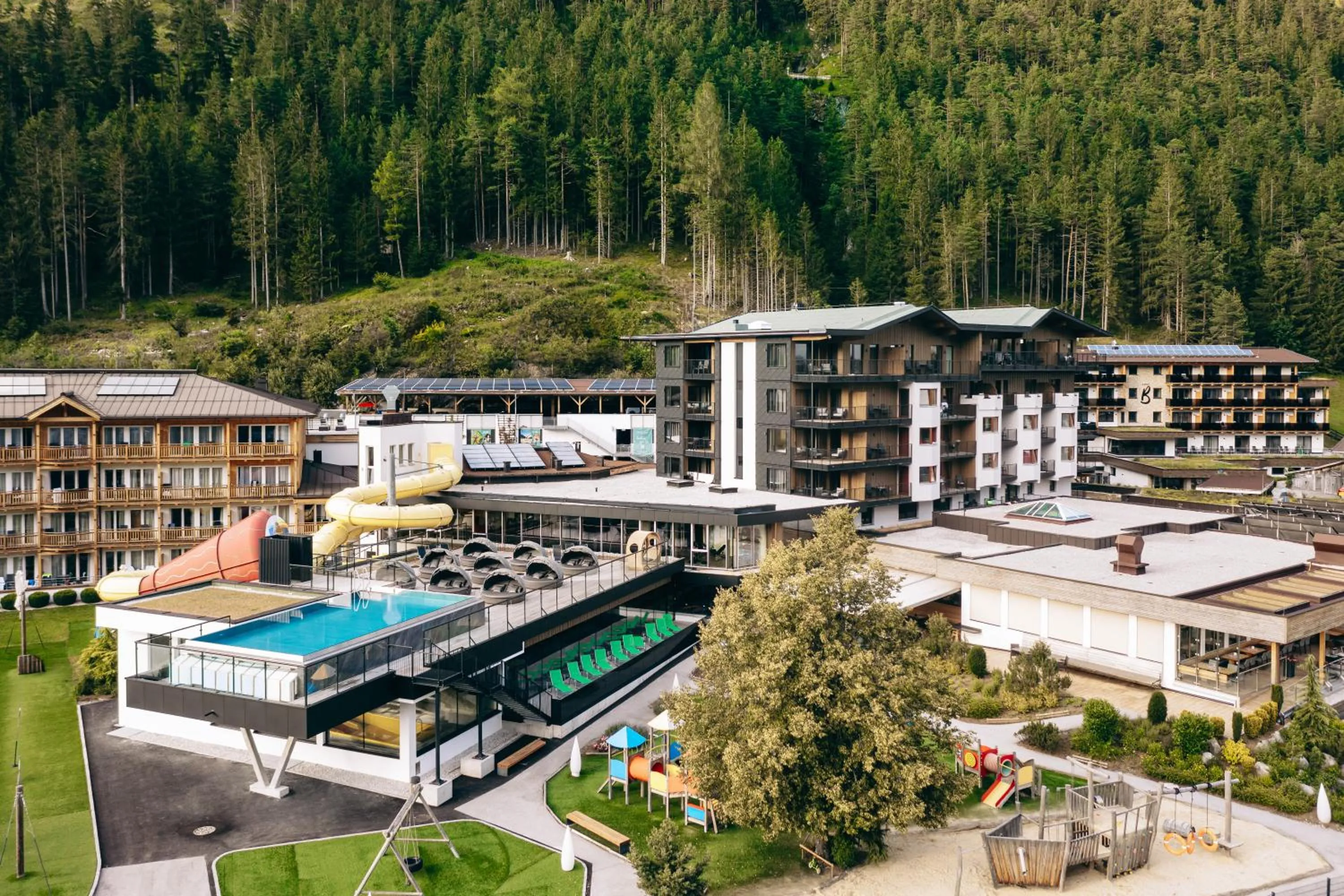 Property building in Familienresort Buchau