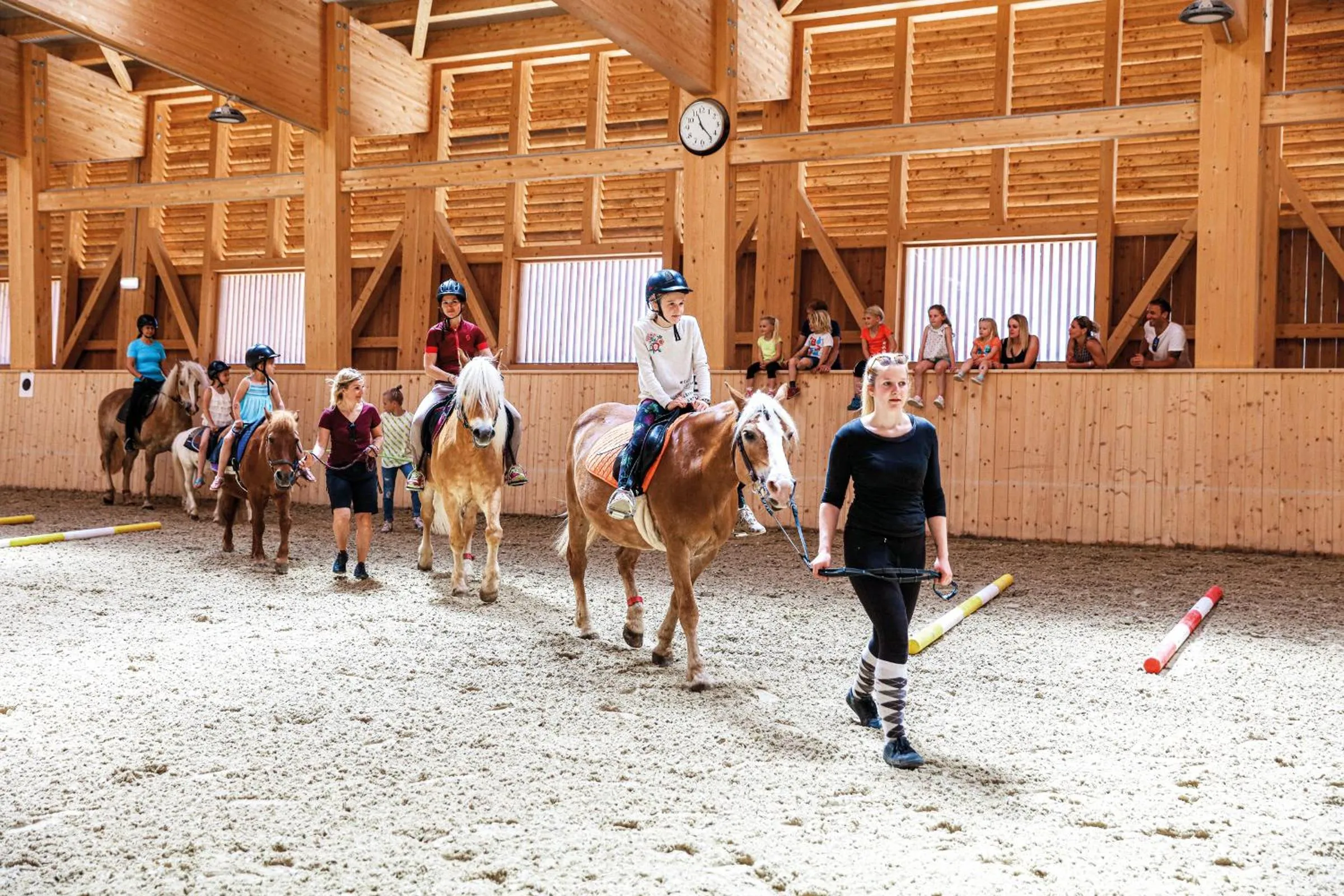 Horse-riding in Familienresort Buchau