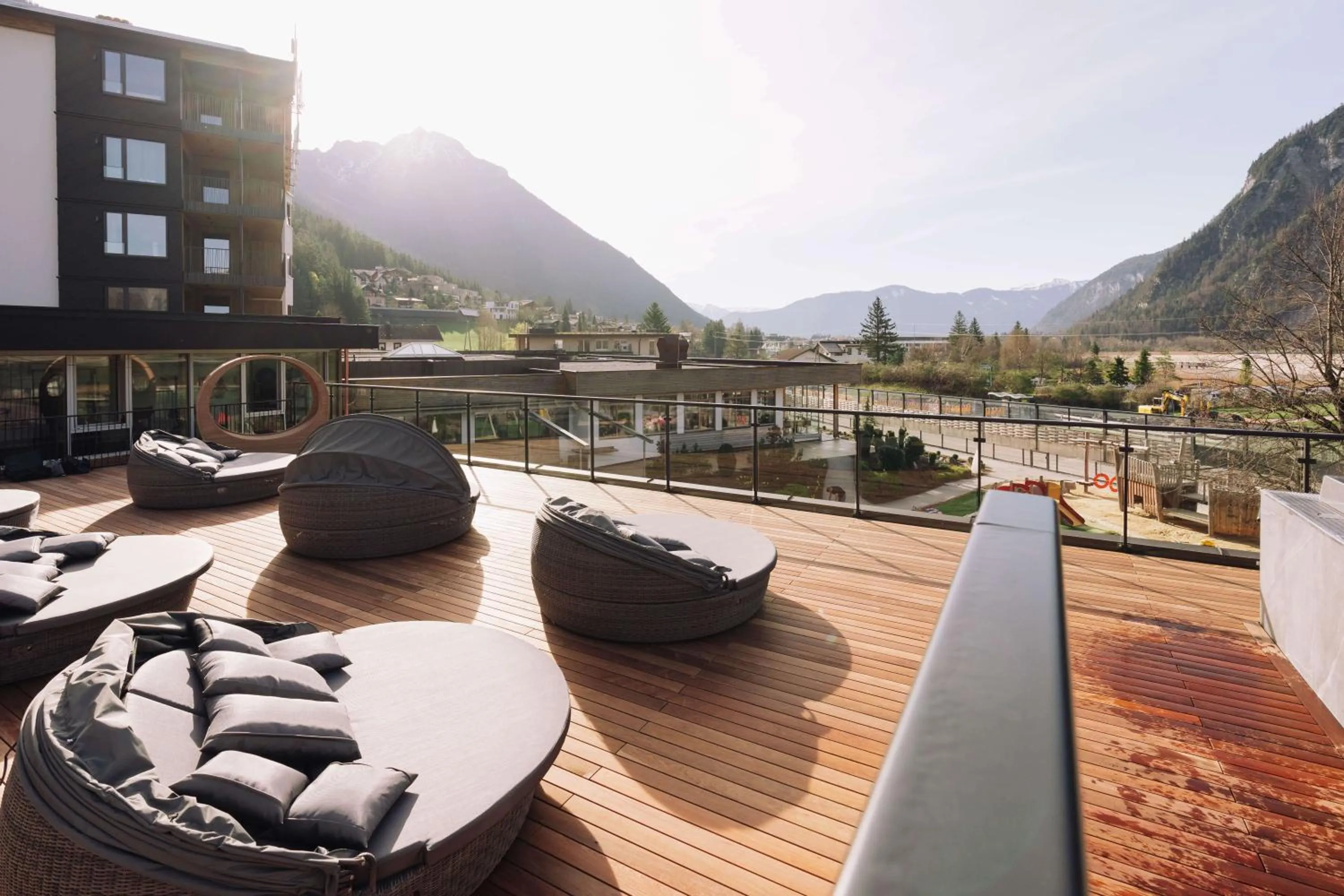 Swimming pool in Familienresort Buchau