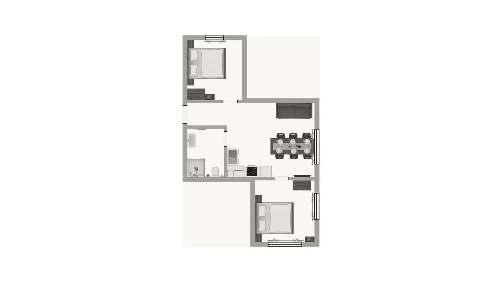 Floor plan in Die Filzmooserin - Apartments in Filzmoos, Filzmoos Card inklusive