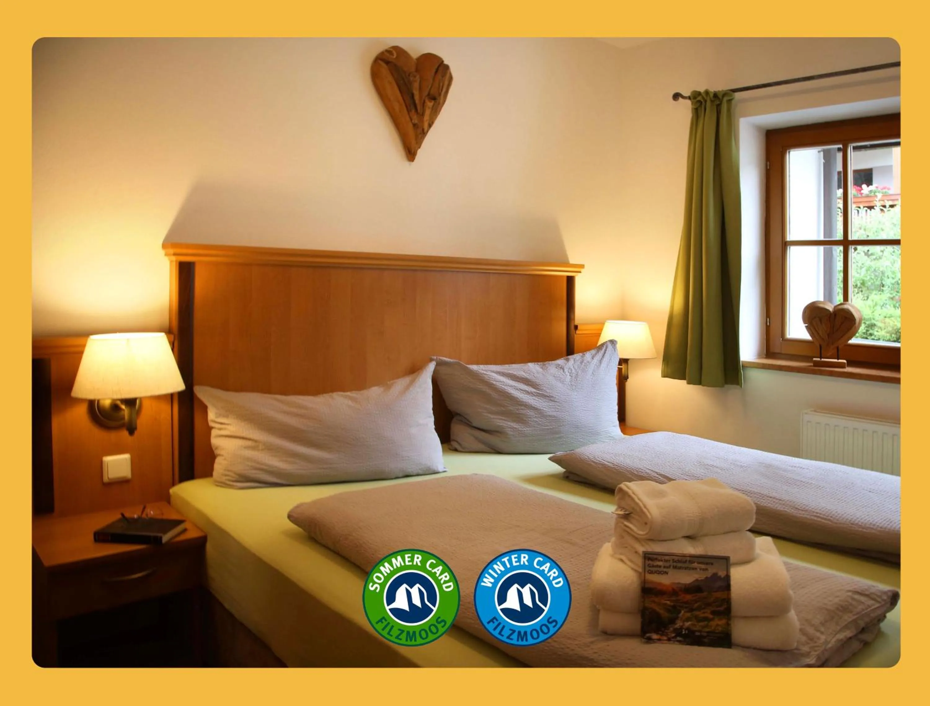 Photo of the whole room, Bed in Die Filzmooserin - Apartments in Filzmoos, Filzmoos Card inklusive