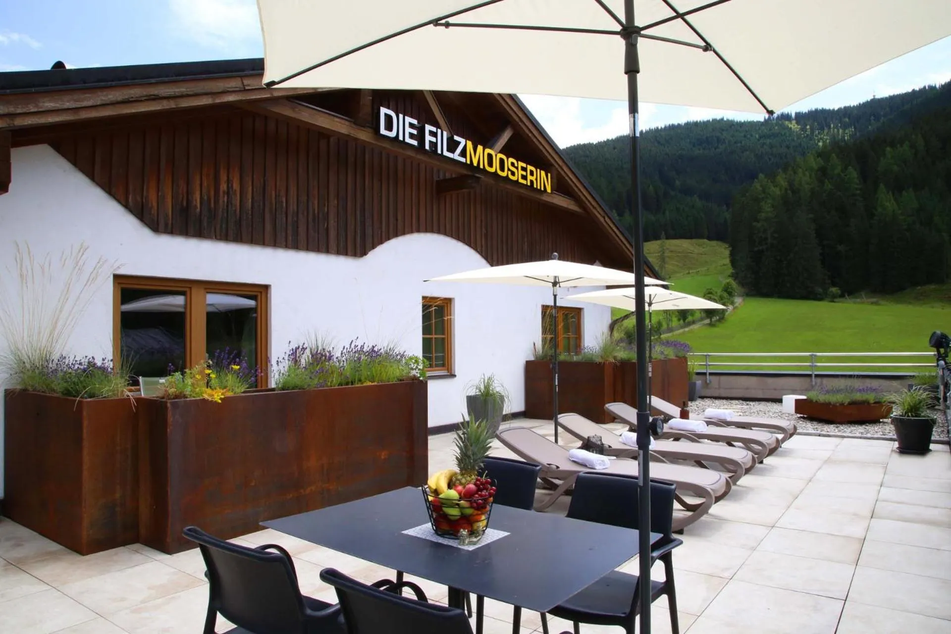 Balcony/Terrace in Die Filzmooserin - Apartments in Filzmoos, Filzmoos Card inklusive