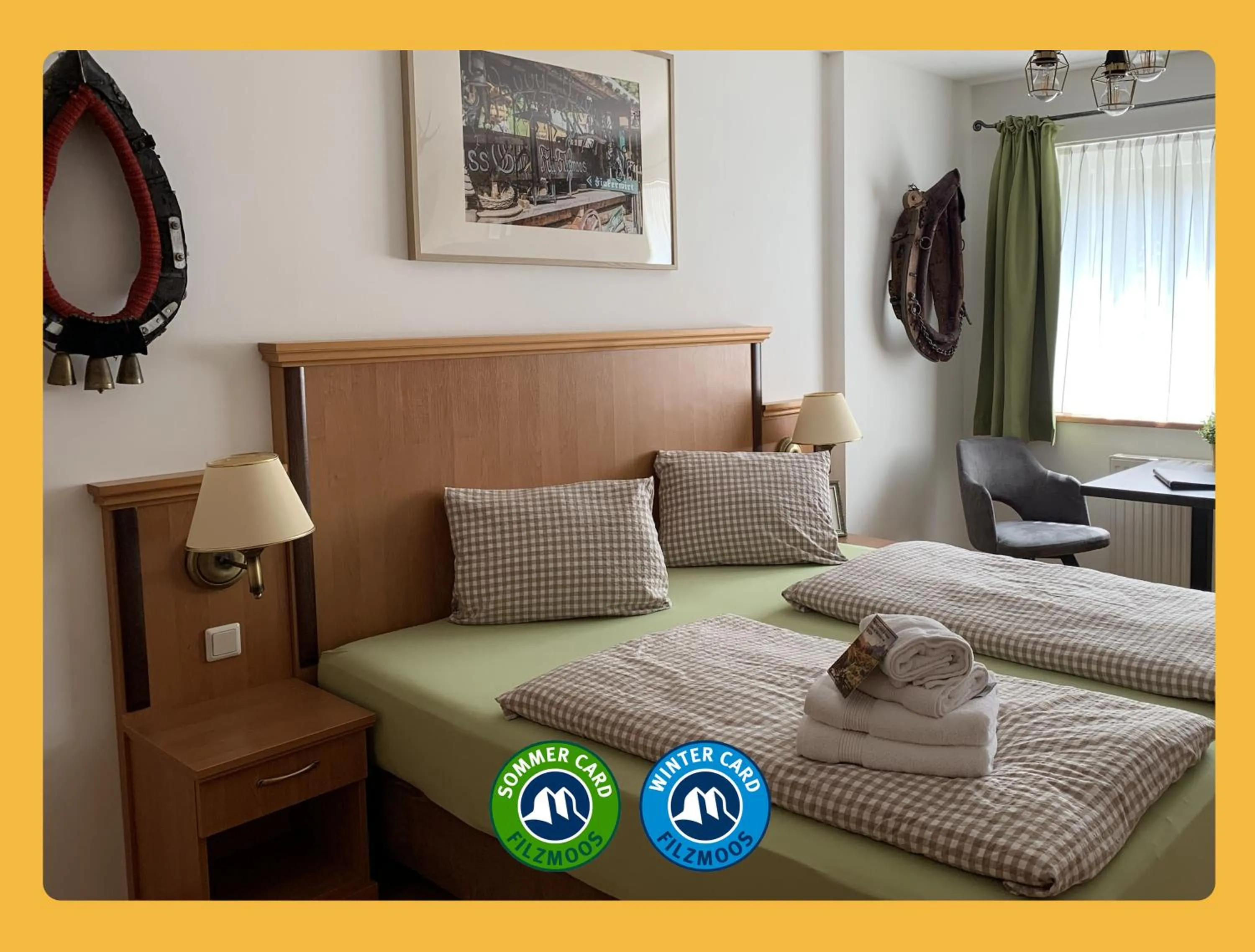 Photo of the whole room, Bed in Die Filzmooserin - Apartments in Filzmoos, Filzmoos Card inklusive