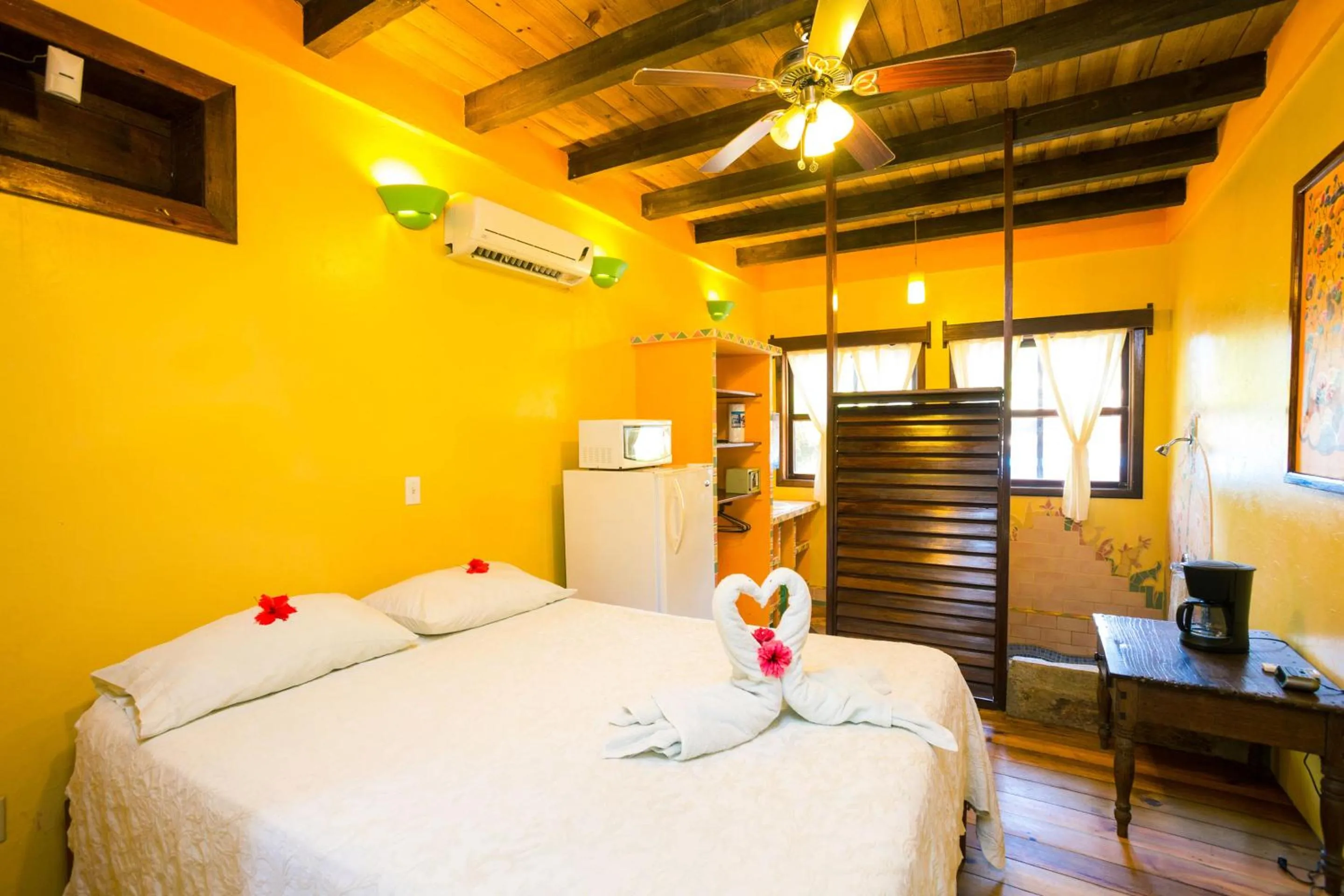 Bed in Bananarama Dive & Beach Resort