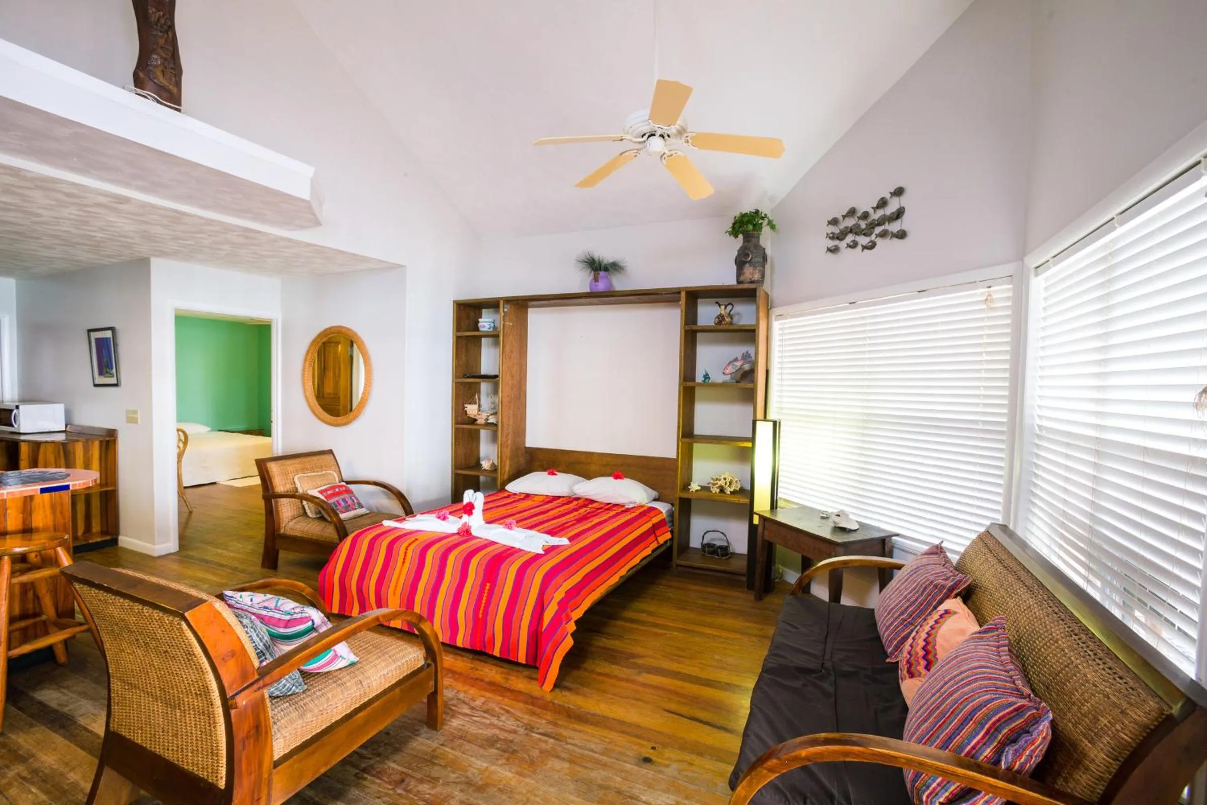 Living room, Bed in Bananarama Dive & Beach Resort