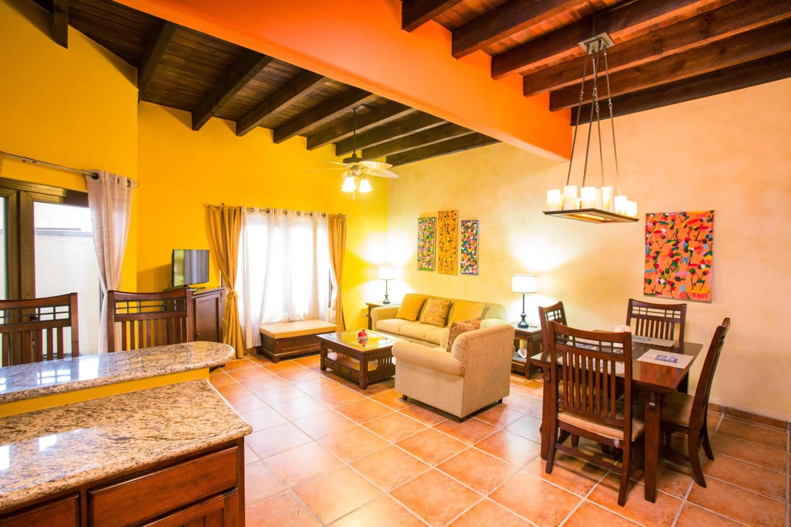 Living room in Bananarama Dive & Beach Resort