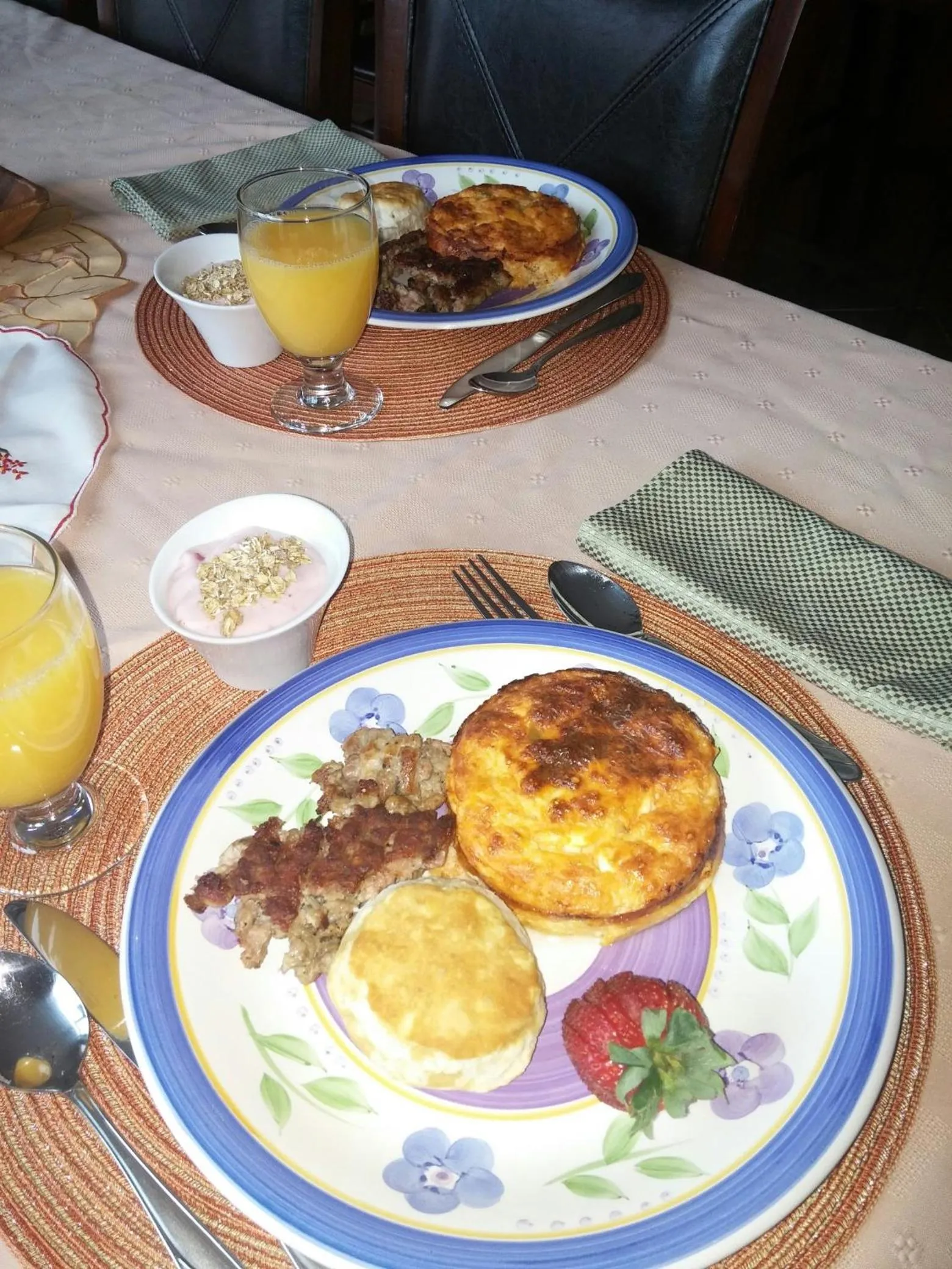 Food close-up in A Hyde Away Inn B&B