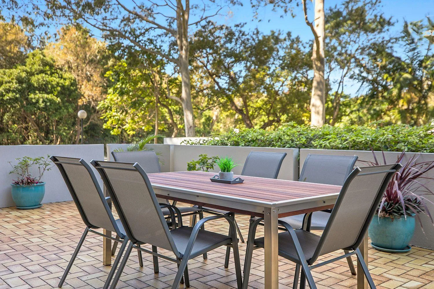 Patio in Pacific Towers Beach Resort