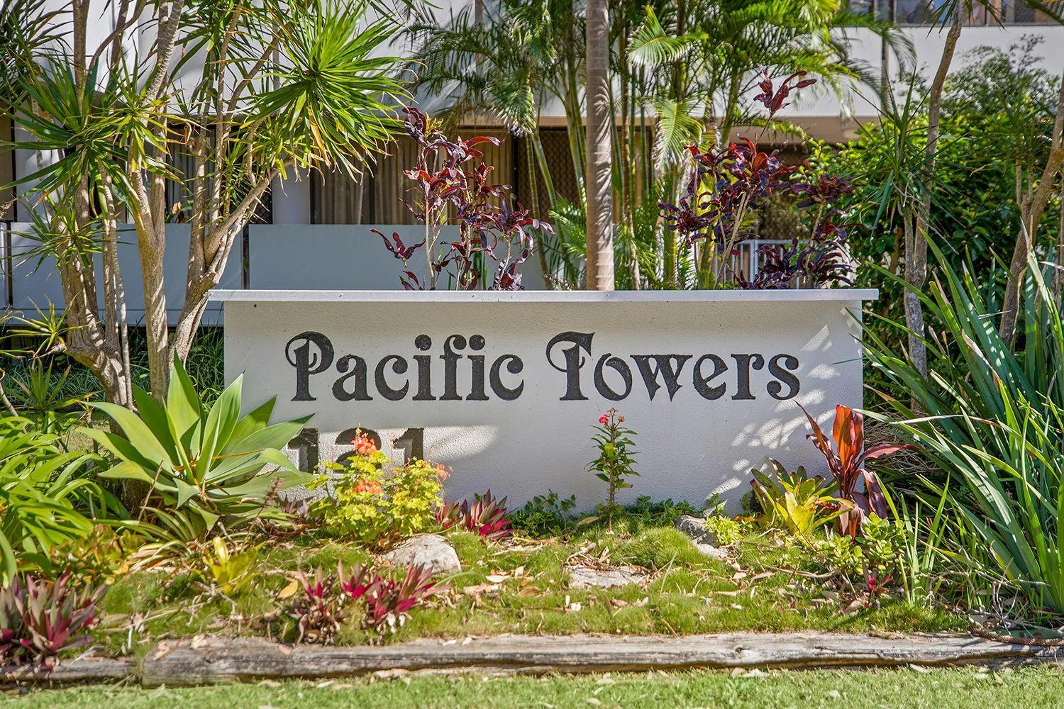 Property building in Pacific Towers Beach Resort