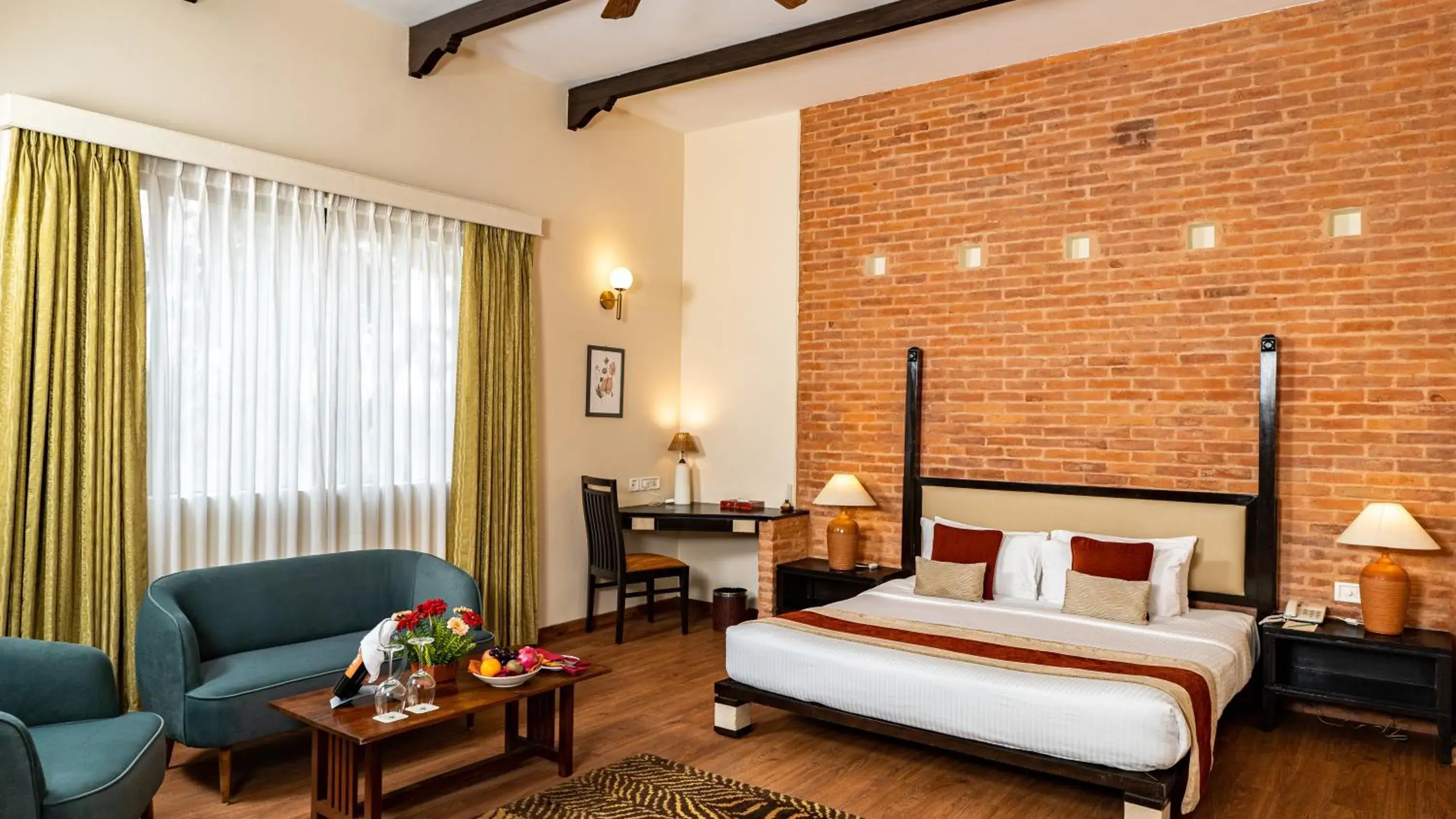 Bedroom, Bed in Gokarna Forest Resort Kathmandu Bedroom, Bed in Gokarna Forest Resort Kathmandu