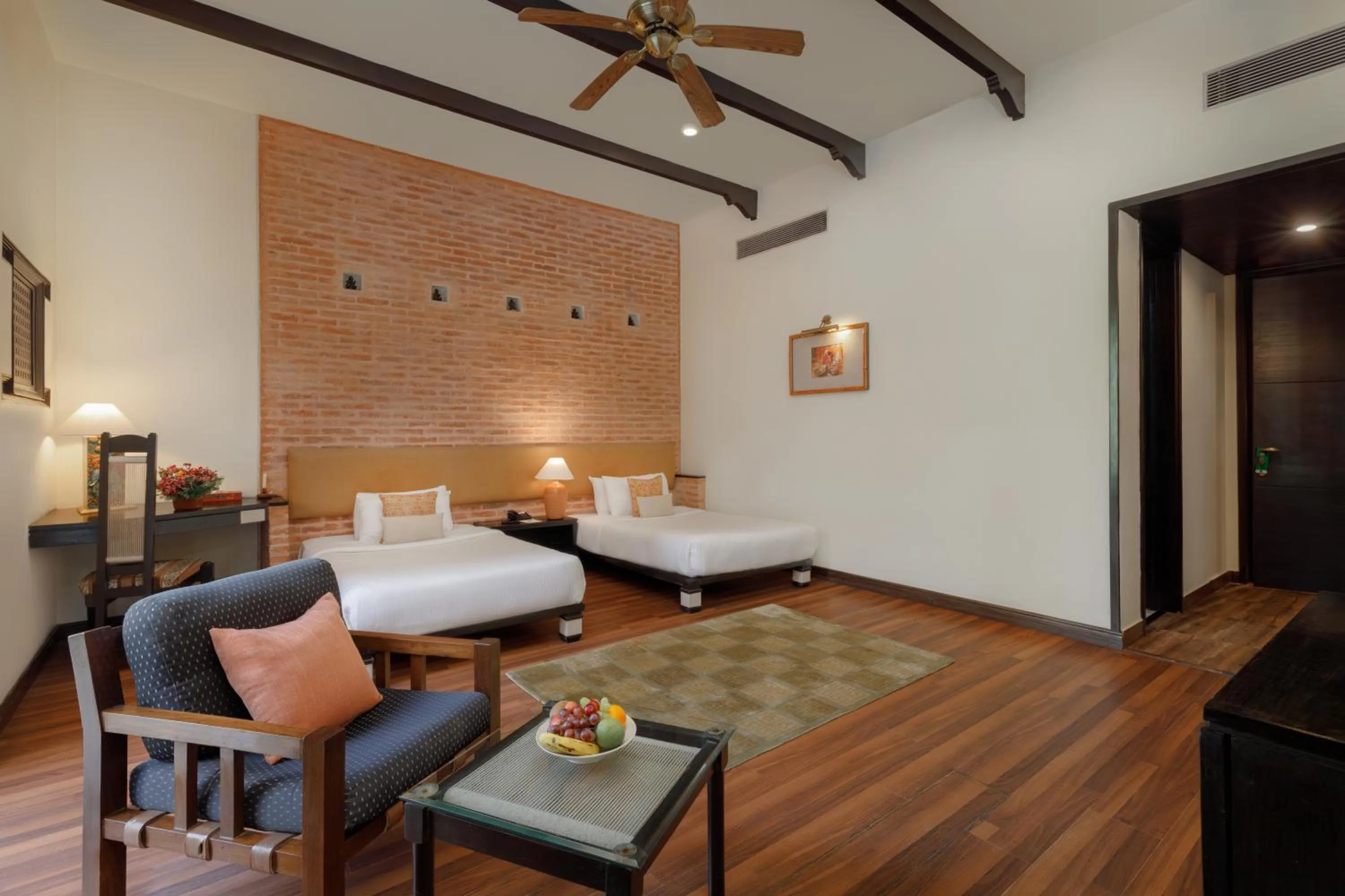 Bedroom, Bed in Gokarna Forest Resort Kathmandu