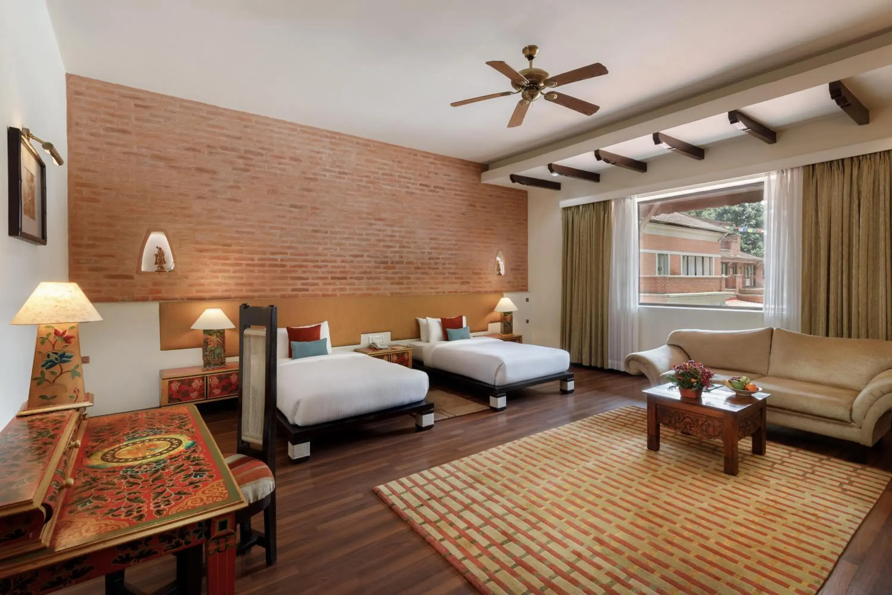 Bedroom, Bed in Gokarna Forest Resort Kathmandu Bedroom, Bed in Gokarna Forest Resort Kathmandu