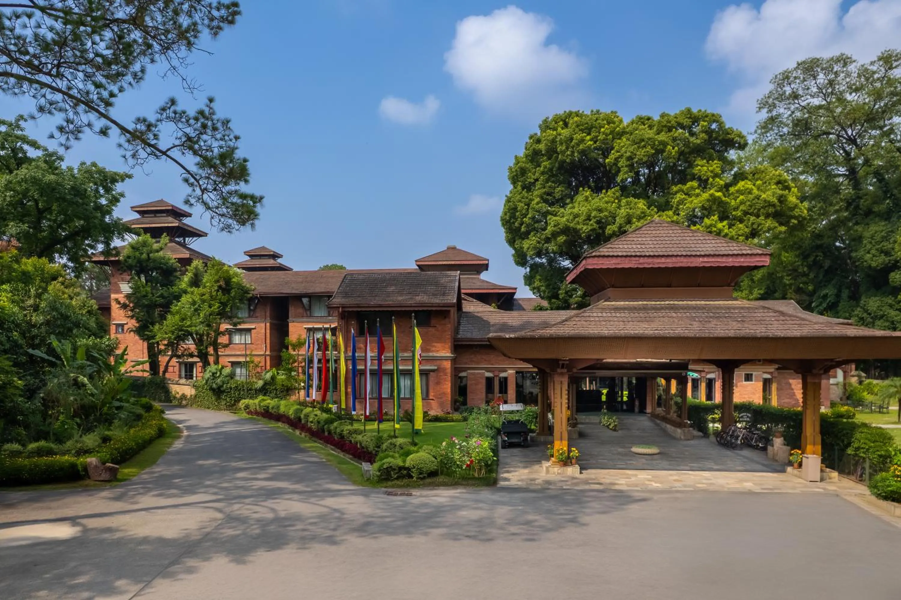 Property building in Gokarna Forest Resort Kathmandu