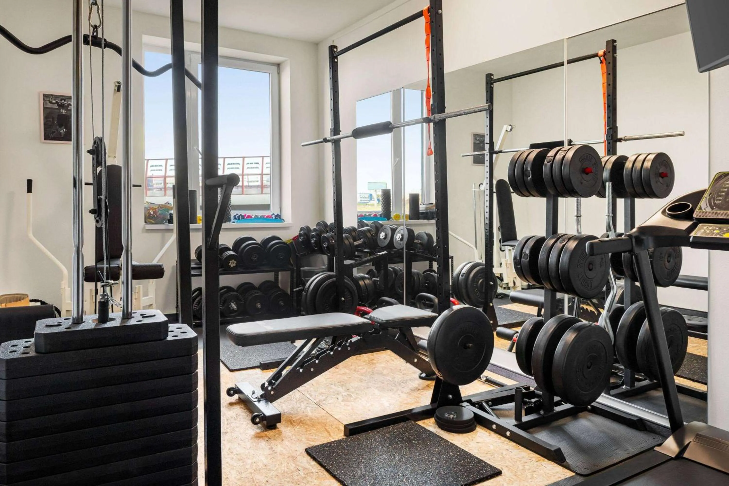 Fitness centre/facilities in Vienna House Easy by Wyndham Bratislava