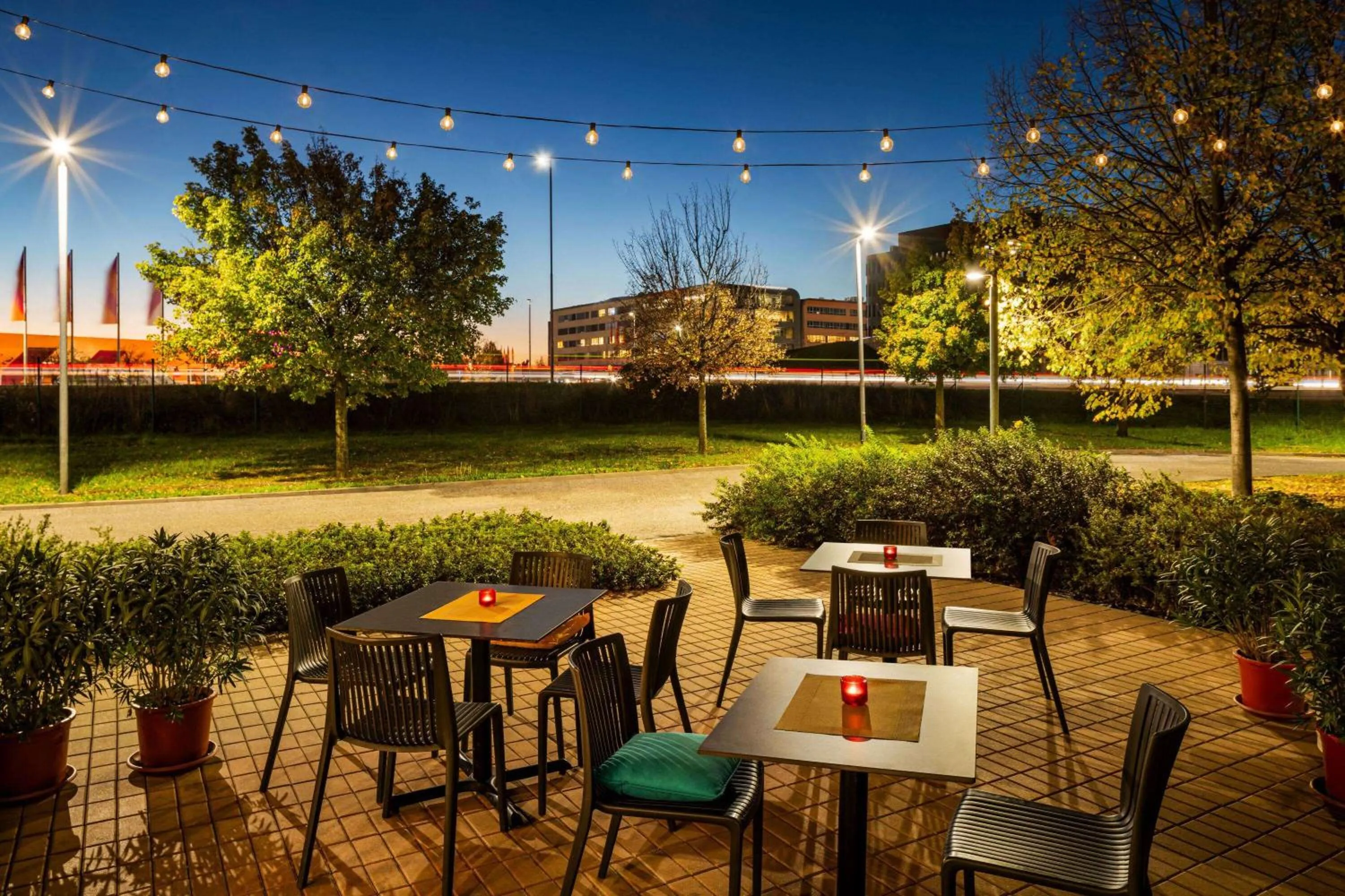 Balcony/Terrace in Vienna House Easy by Wyndham Bratislava