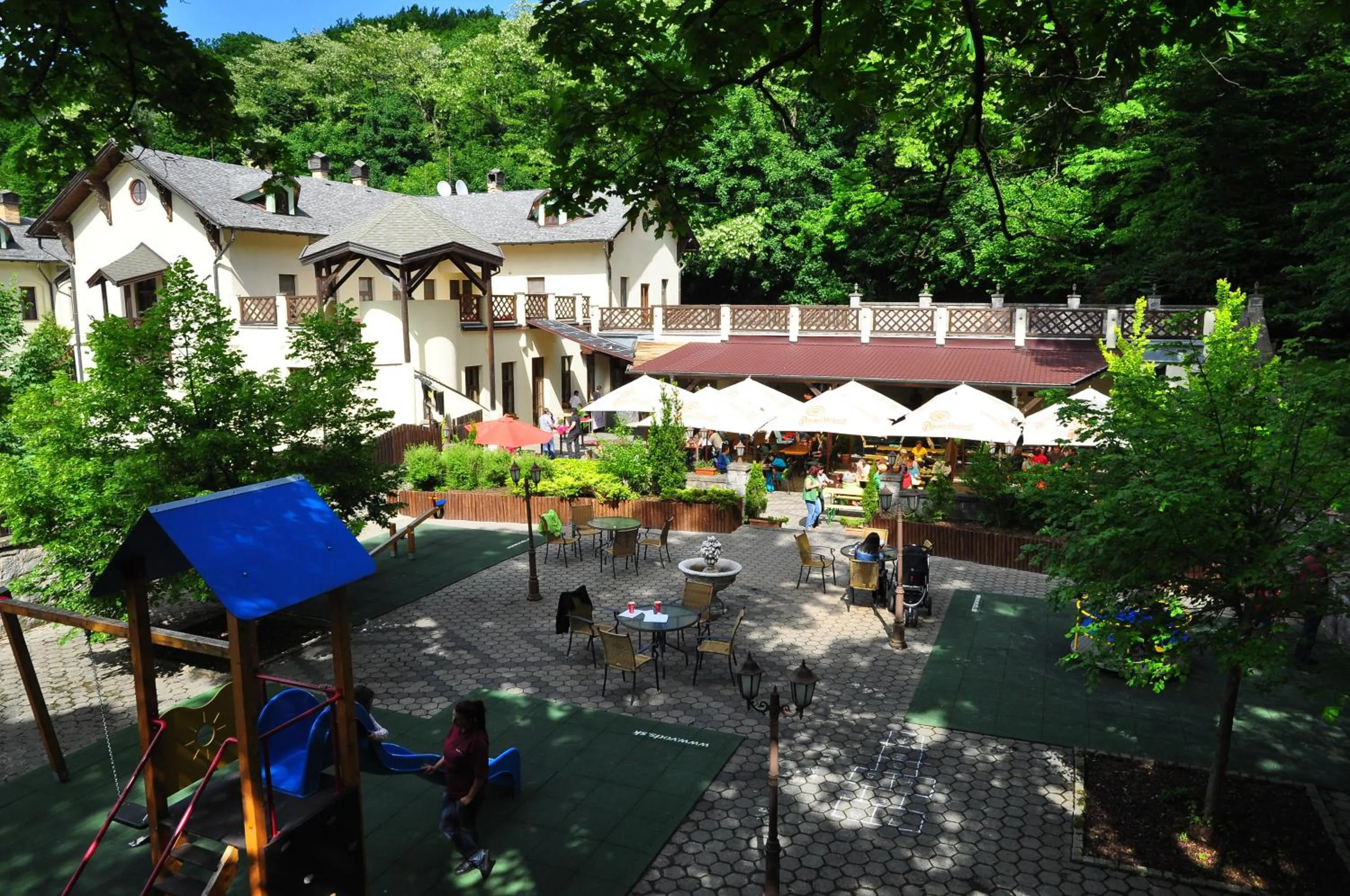 Garden in Hotel Bankov Košice