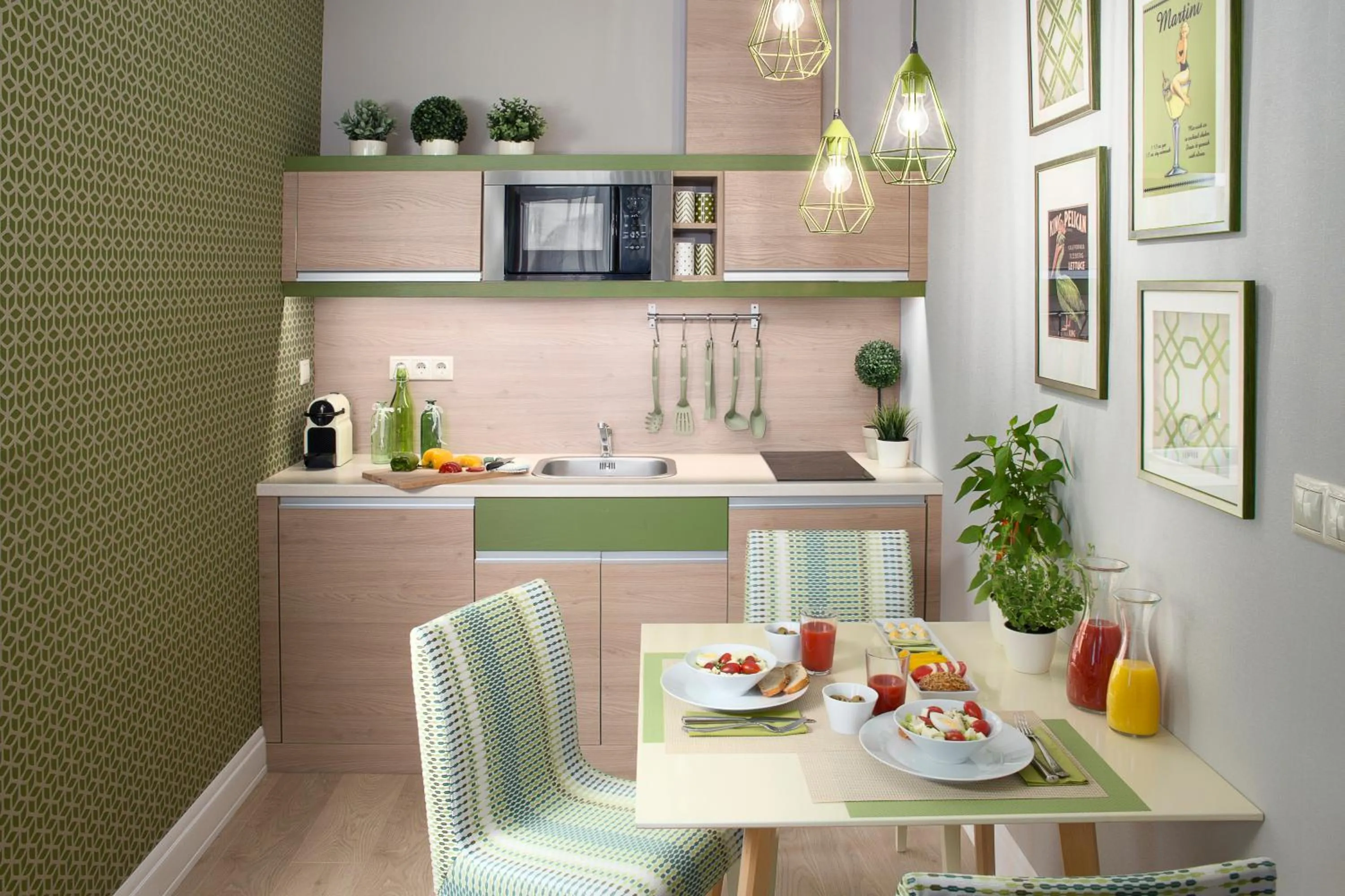 Kitchen or kitchenette in Brill Budapest Apartments 2