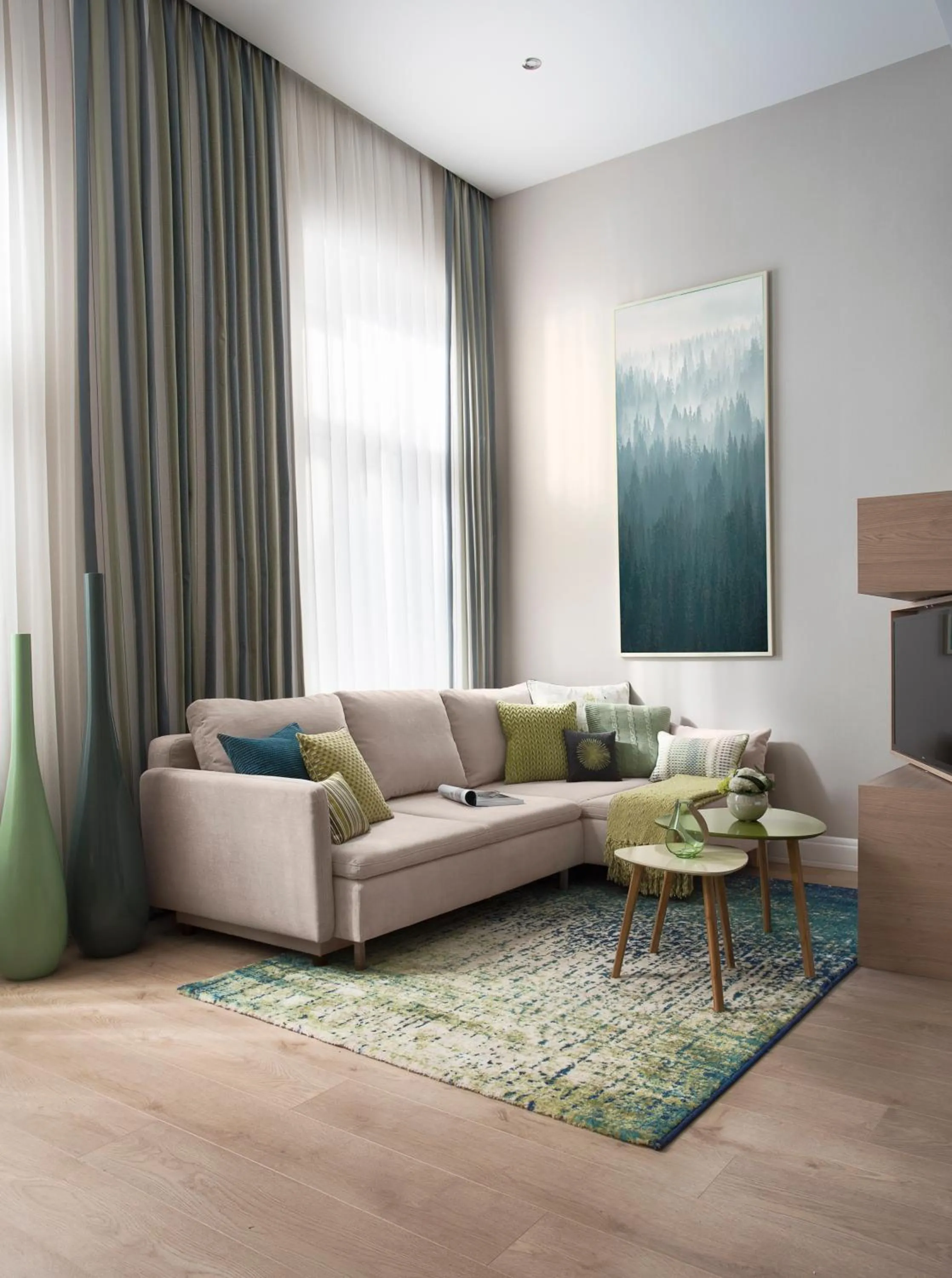 Living room in Brill Budapest Apartments 2