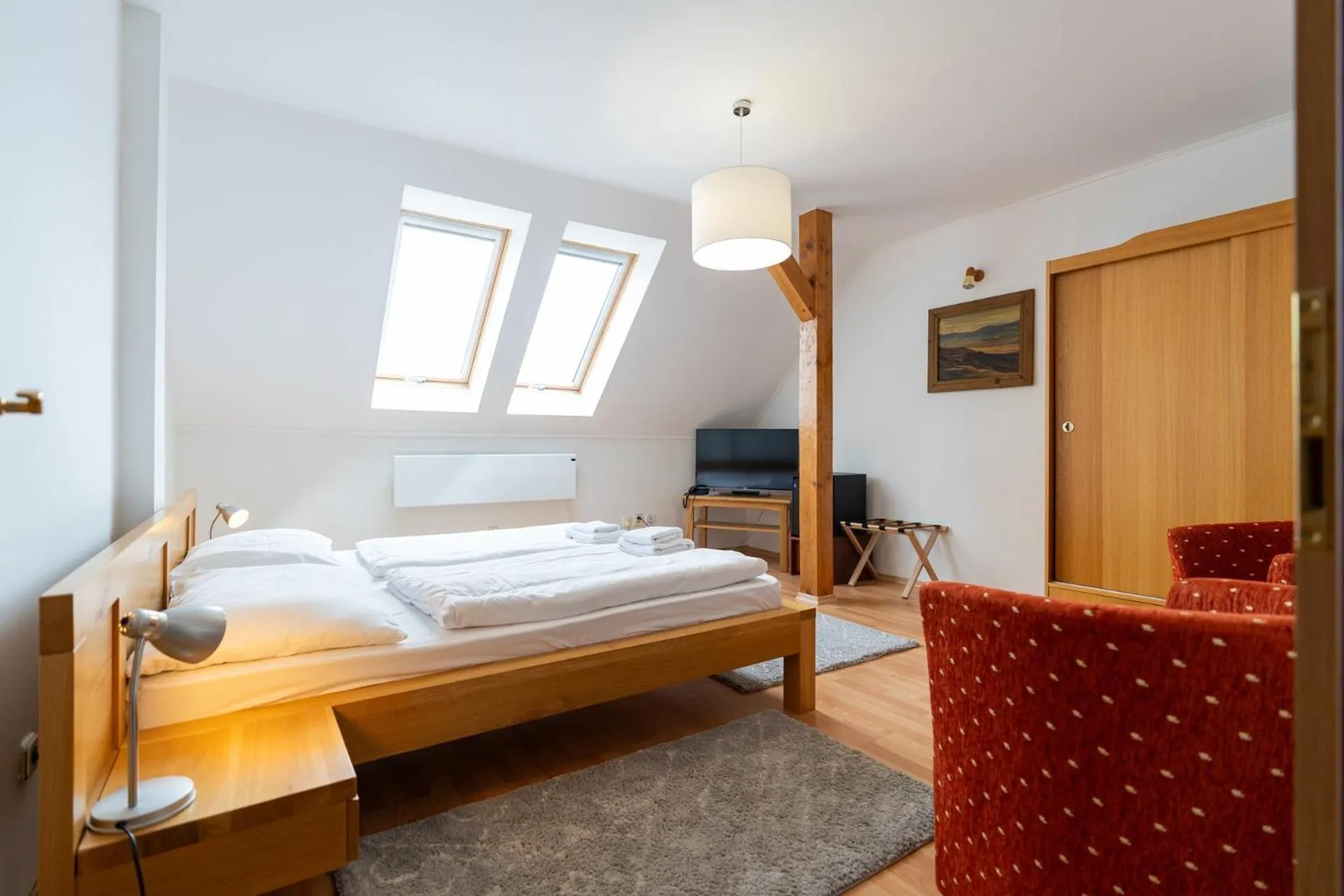 TV and multimedia, Bed in Hotel Arkada