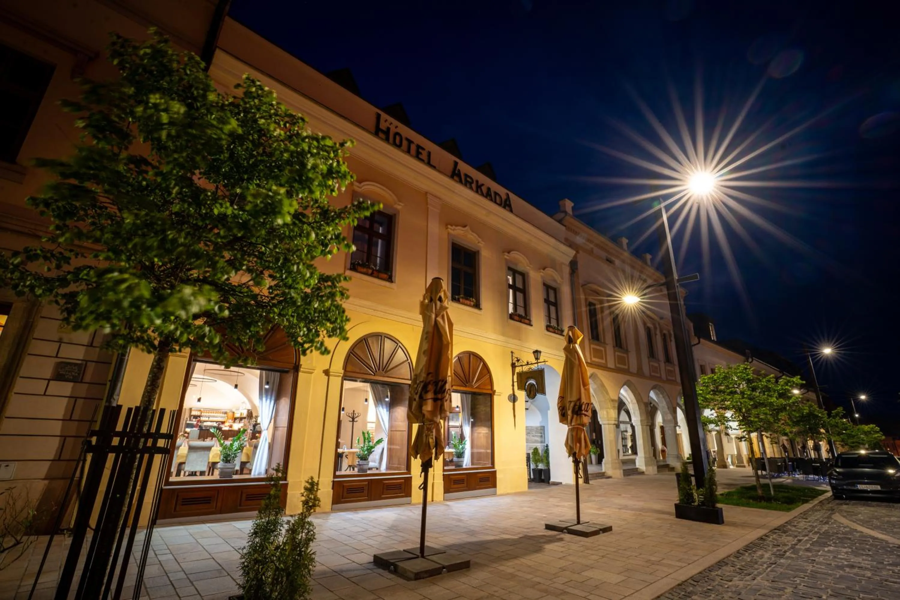 Property building in Hotel Arkada